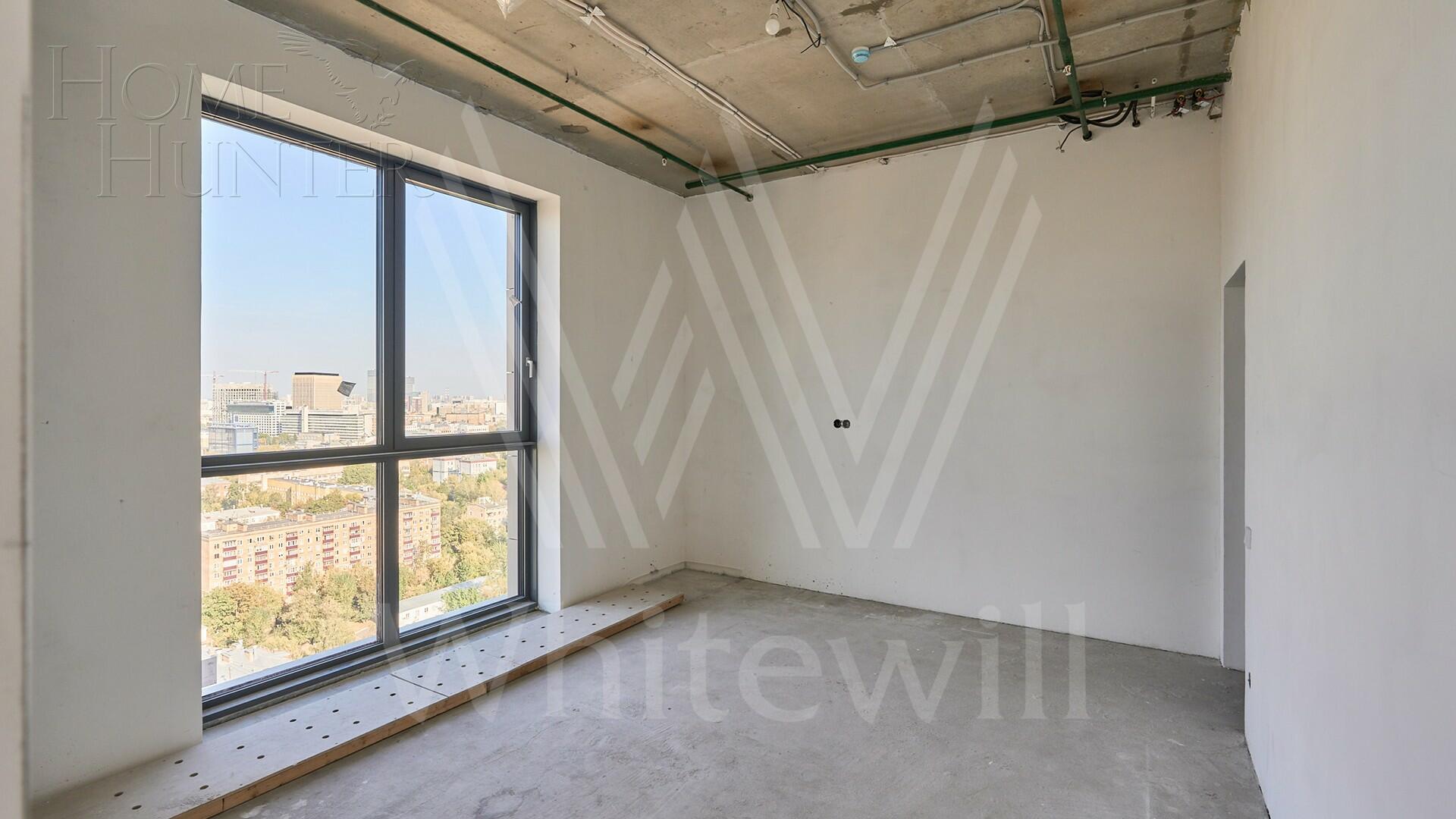 4-КОМН. АПАРТАМЕНТЫ БЕЗ ОТДЕЛКИ 122.6 М² НА 20 ЭТАЖЕ