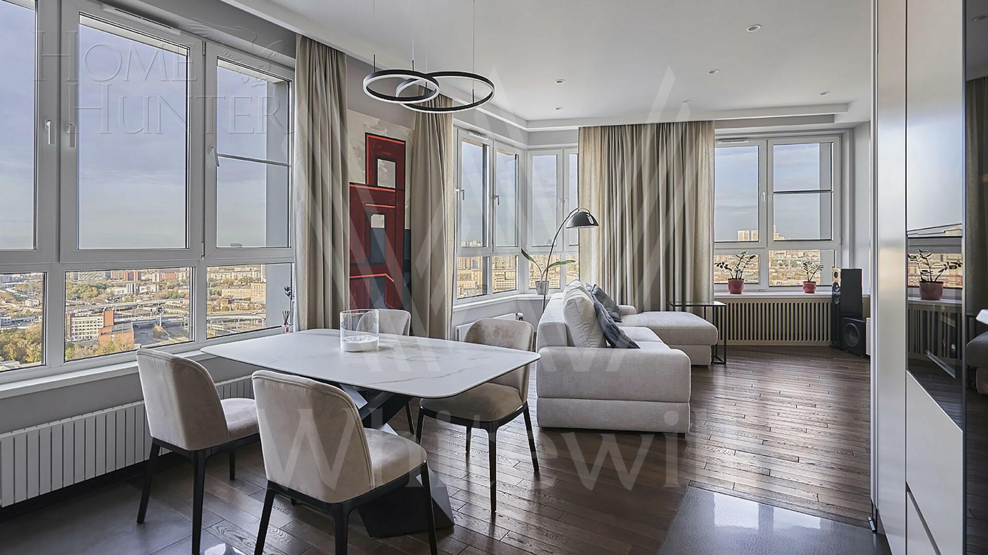 3-КОМН. КВАРТИРА С ОТДЕЛКОЙ 88 М² НА 23 ЭТАЖЕ