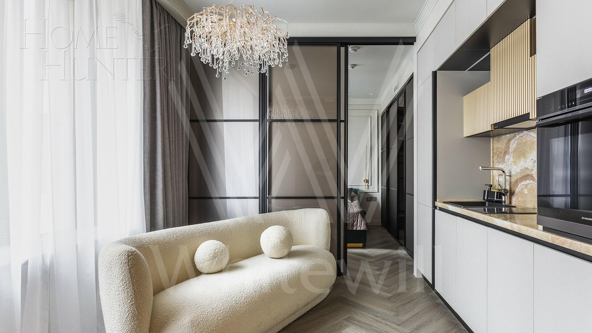 1-КОМН. АПАРТАМЕНТЫ С ОТДЕЛКОЙ 38 М² НА 3 ЭТАЖЕ