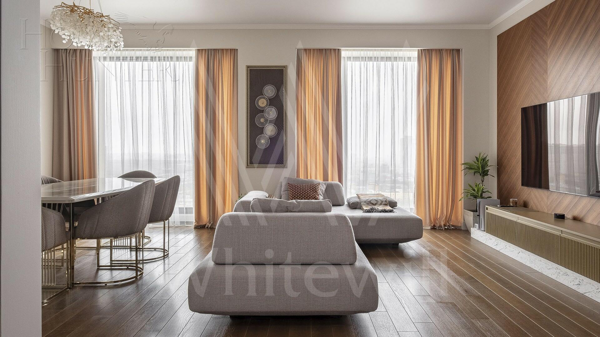 2-КОМН. КВАРТИРА С ОТДЕЛКОЙ 72.8 М² НА 28 ЭТАЖЕ