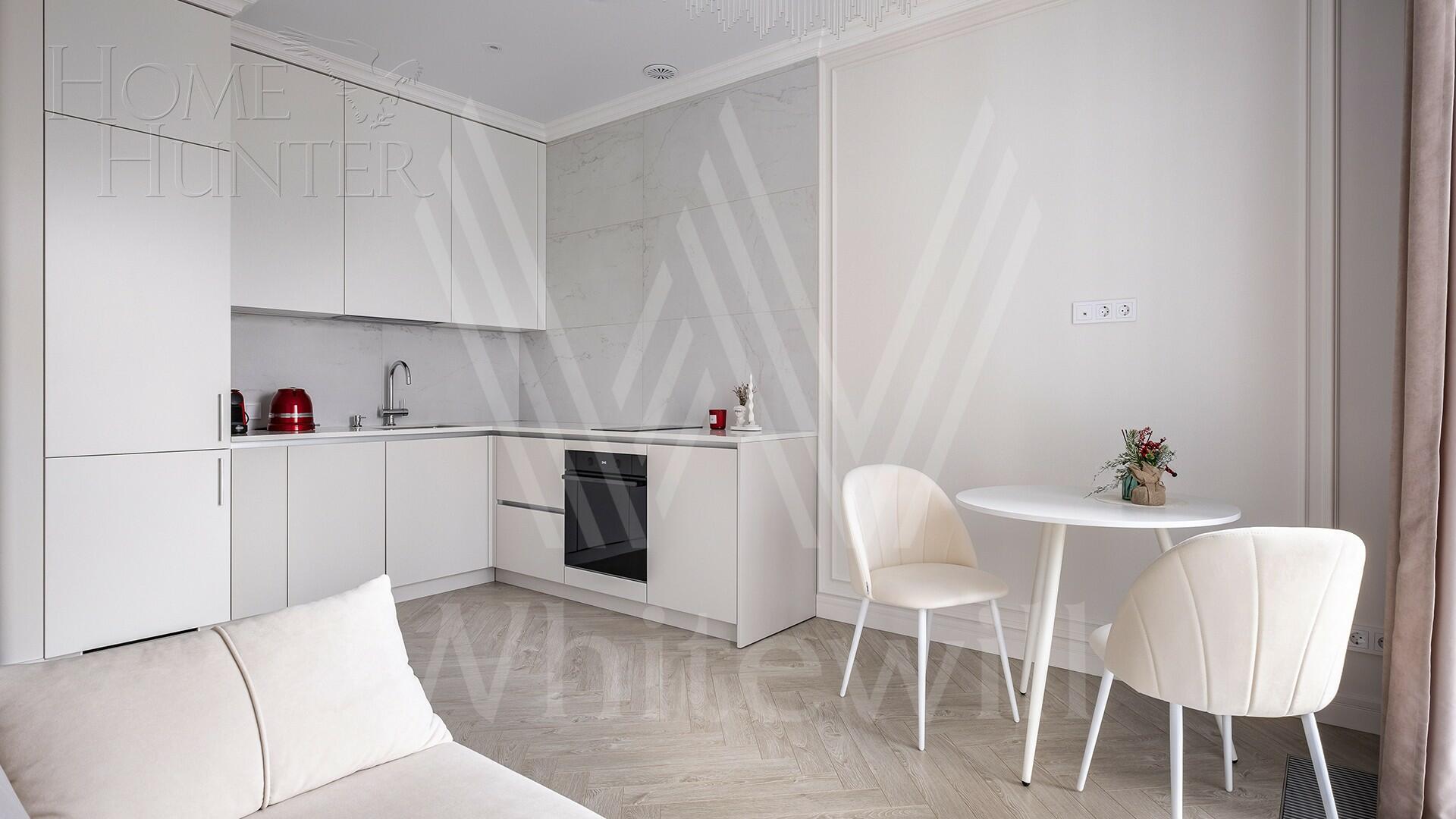 1-КОМН. КВАРТИРА С ОТДЕЛКОЙ 37.5 М² НА 39 ЭТАЖЕ