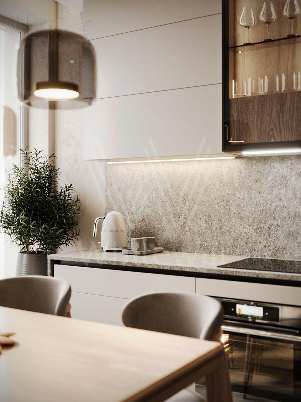 2-КОМН. КВАРТИРА С ОТДЕЛКОЙ 44.7 М² НА 22 ЭТАЖЕ