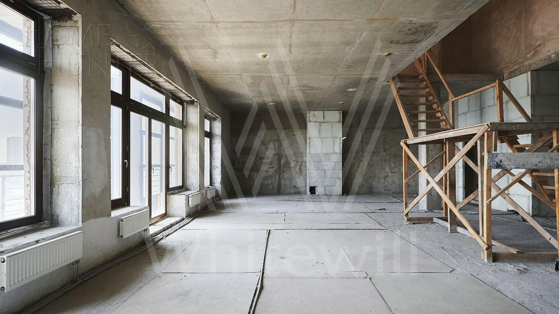 2-УРОВНЕВЫЙ ПЕНТХАУС БЕЗ ОТДЕЛКИ 227 М² НА 18 ЭТАЖЕ