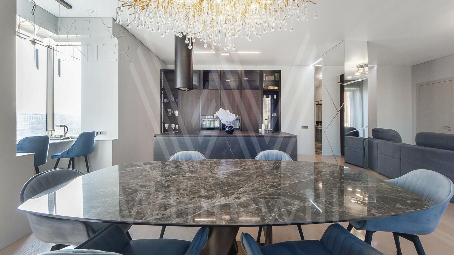 3-КОМН. КВАРТИРА С ОТДЕЛКОЙ 124 М² НА 12 ЭТАЖЕ