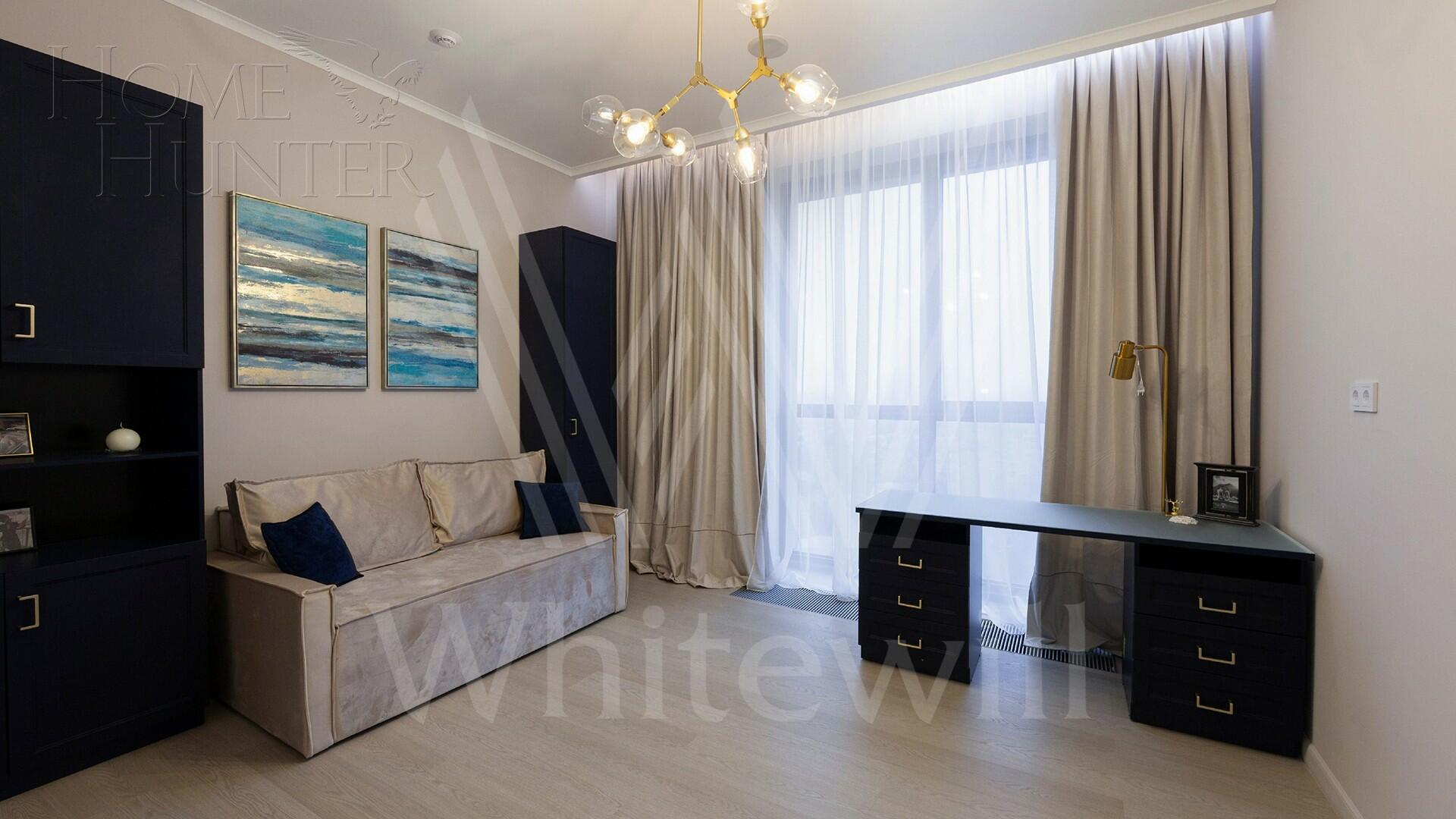 4-КОМН. АПАРТАМЕНТЫ С ОТДЕЛКОЙ 124 М² НА 21 ЭТАЖЕ