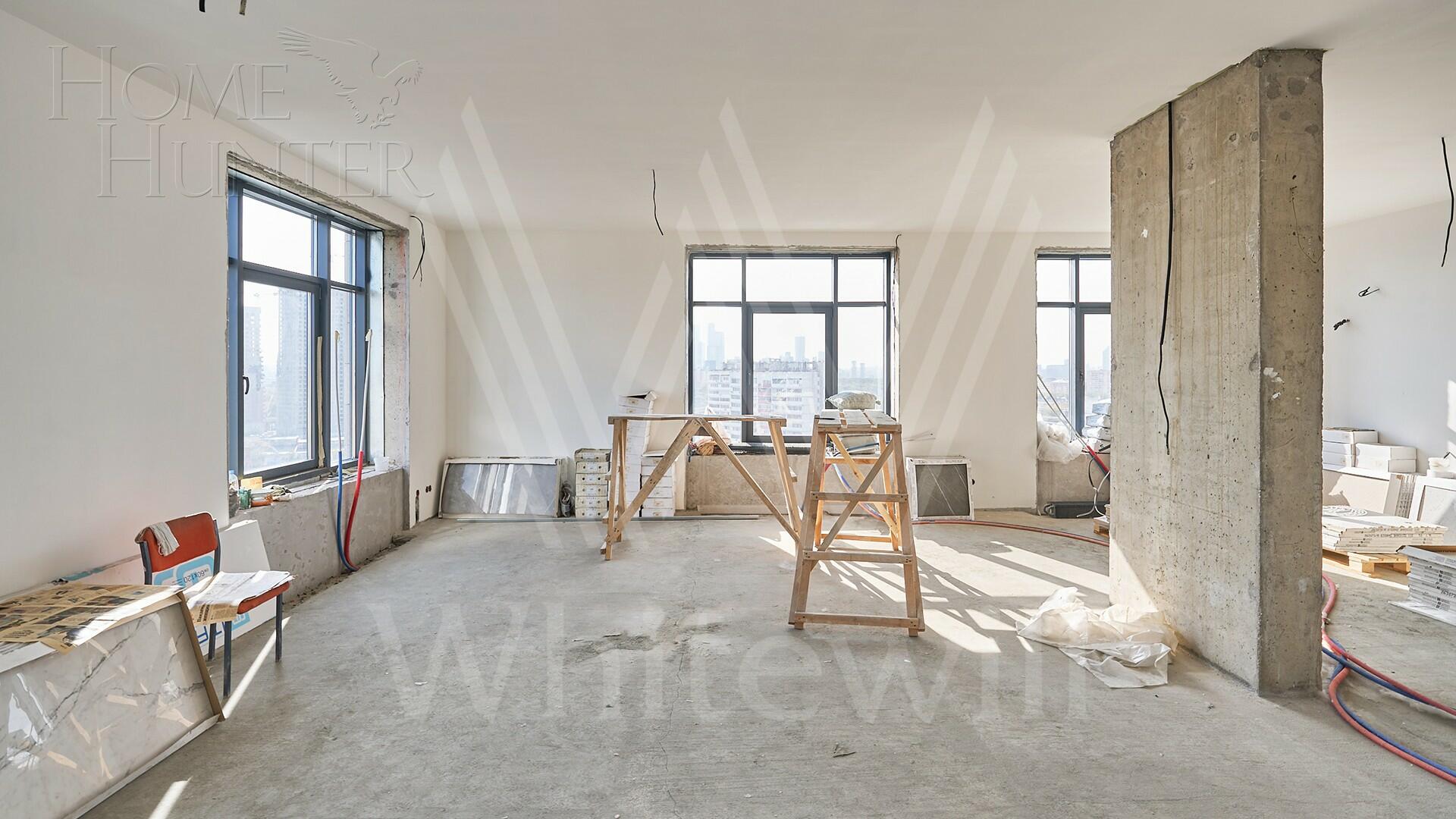 4-КОМН. КВАРТИРА БЕЗ ОТДЕЛКИ 180 М² НА 14 ЭТАЖЕ