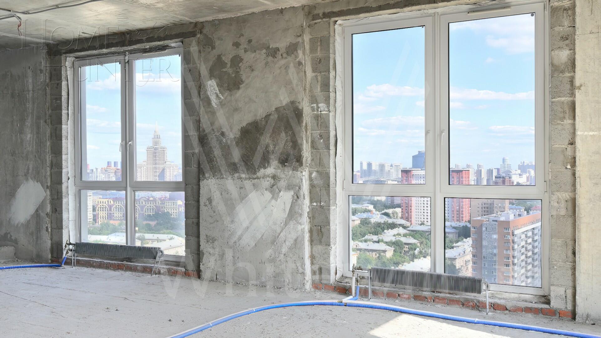 4-КОМН. КВАРТИРА БЕЗ ОТДЕЛКИ 150 М² НА 22 ЭТАЖЕ