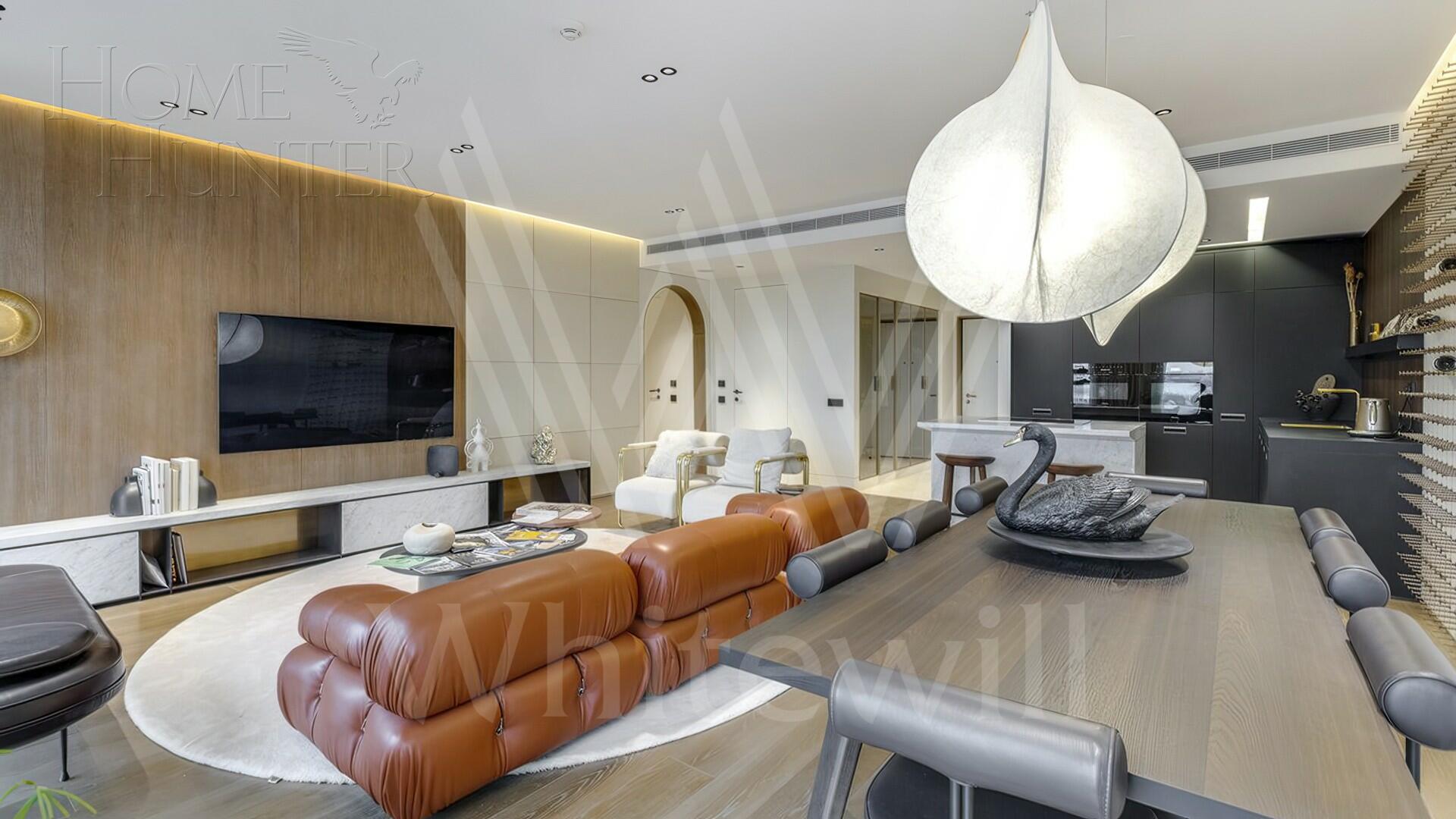 3-КОМН. АПАРТАМЕНТЫ С ОТДЕЛКОЙ 128.2 М² НА 18 ЭТАЖЕ