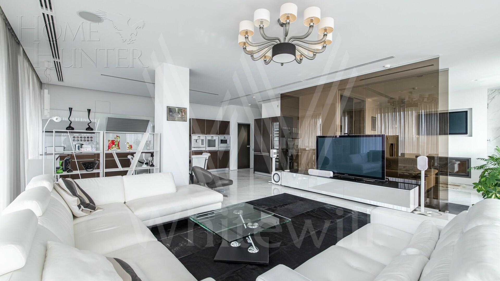 2-УРОВНЕВЫЙ ПЕНТХАУС С ОТДЕЛКОЙ 220 М² НА 14 ЭТАЖЕ