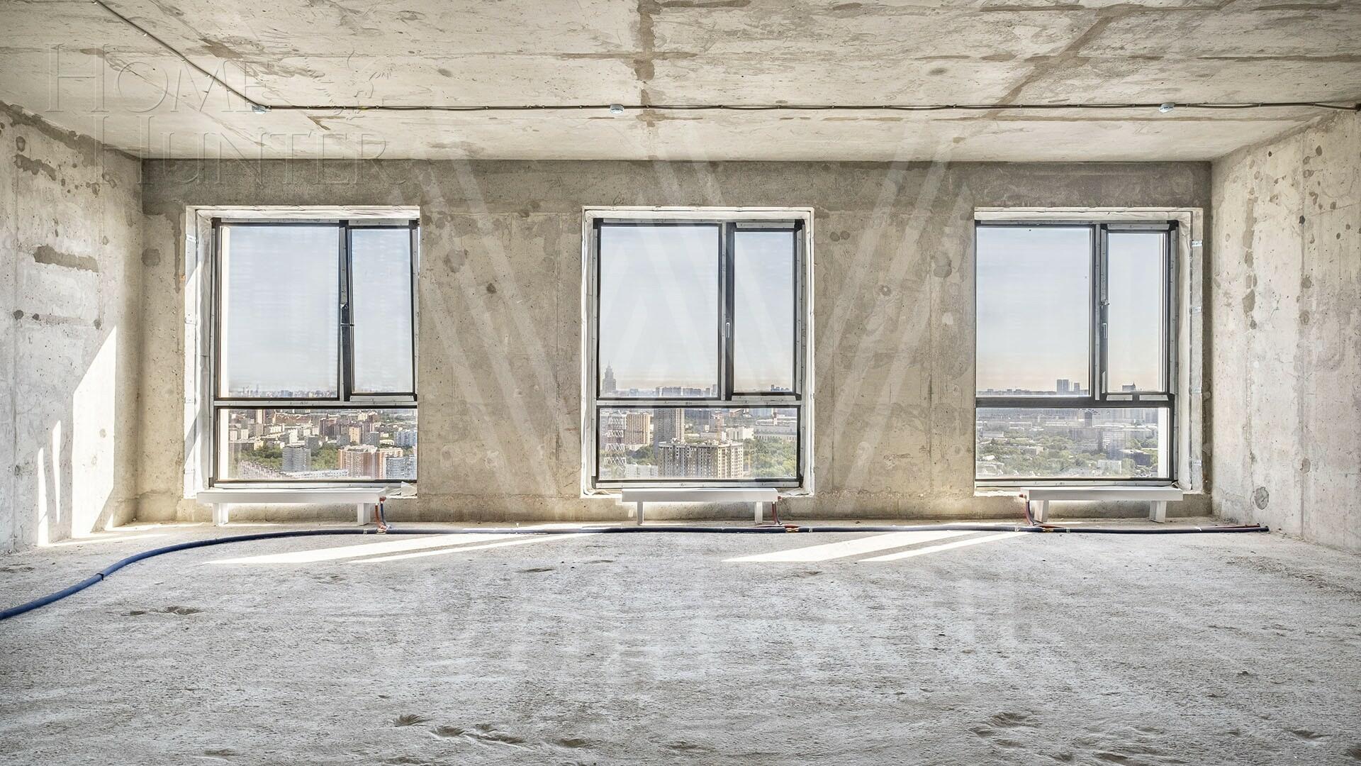 4-КОМН. КВАРТИРА БЕЗ ОТДЕЛКИ 121.9 М² НА 40 ЭТАЖЕ