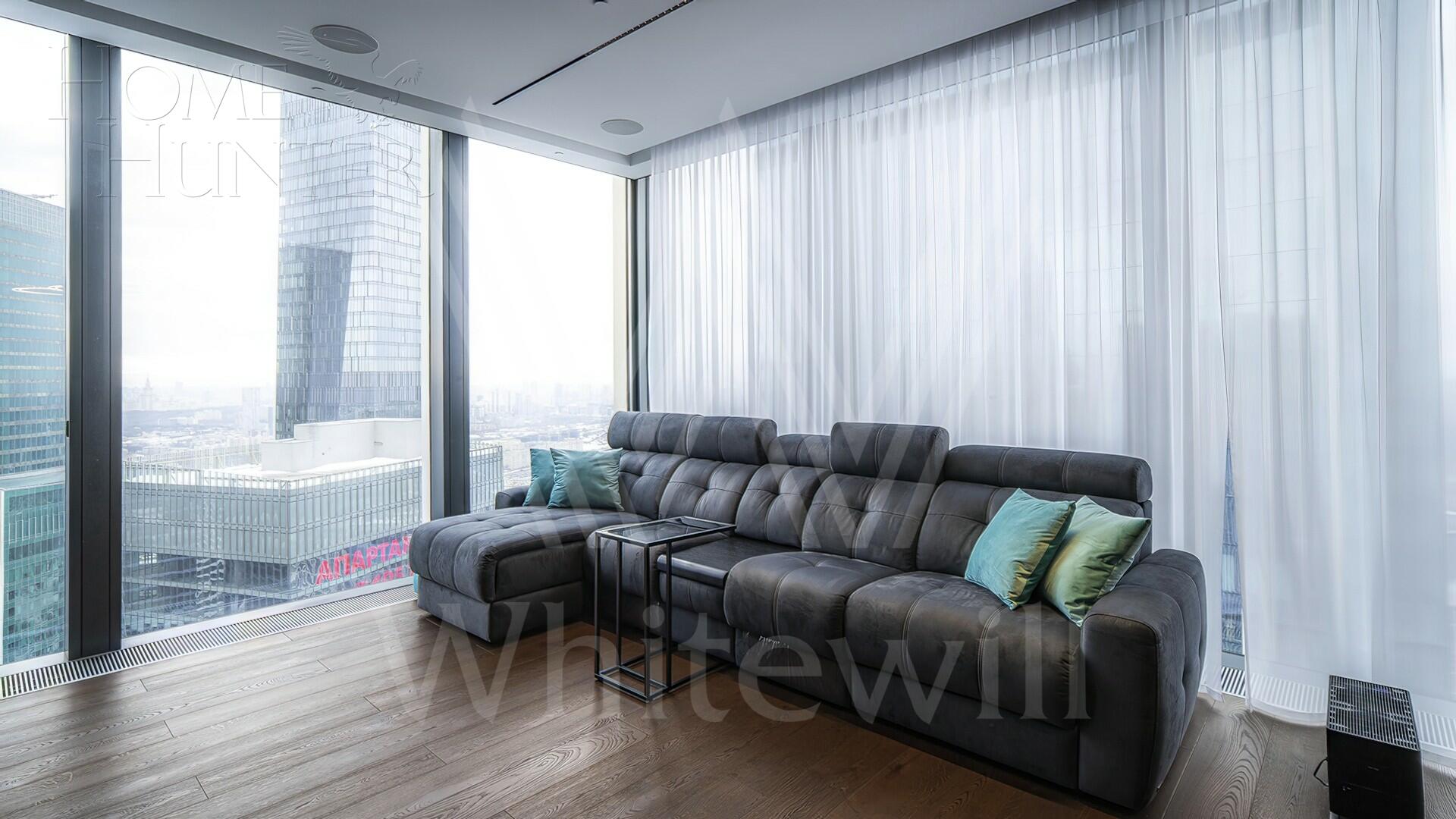 3-КОМН. АПАРТАМЕНТЫ С ОТДЕЛКОЙ 110.75 М² НА 61 ЭТАЖЕ