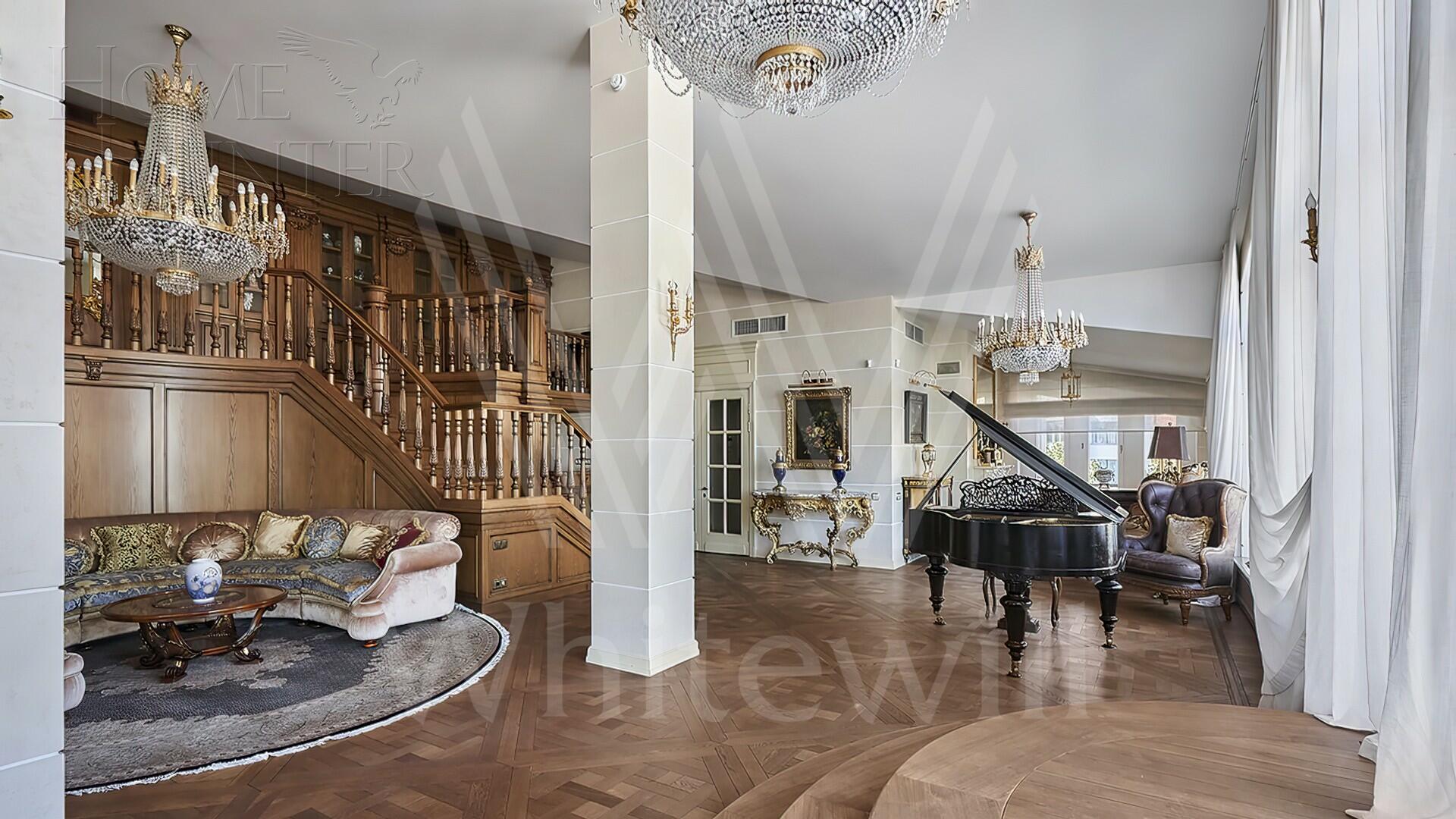 2-УРОВНЕВЫЙ ПЕНТХАУС С ОТДЕЛКОЙ 584 М² НА 5 ЭТАЖЕ