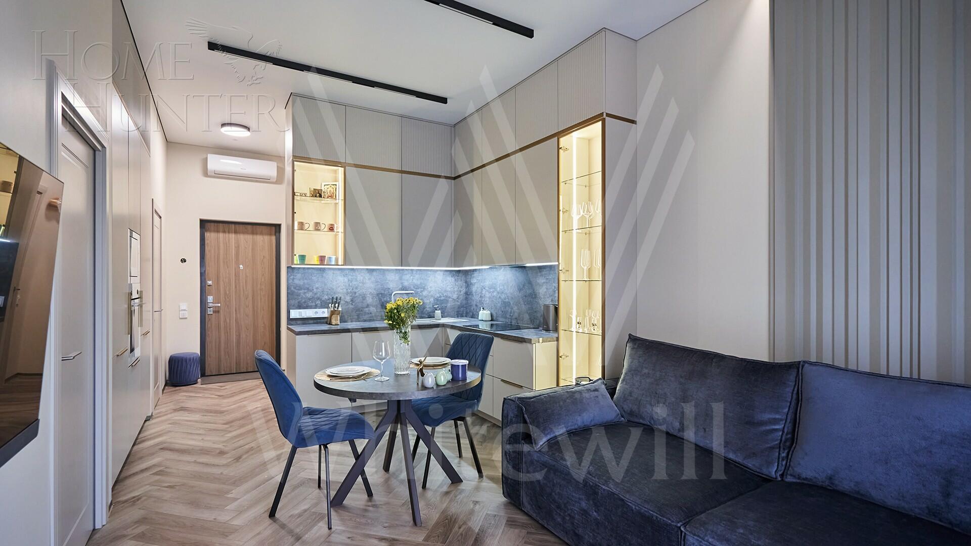 1-КОМН. КВАРТИРА С ОТДЕЛКОЙ 47.7 М² НА 22 ЭТАЖЕ