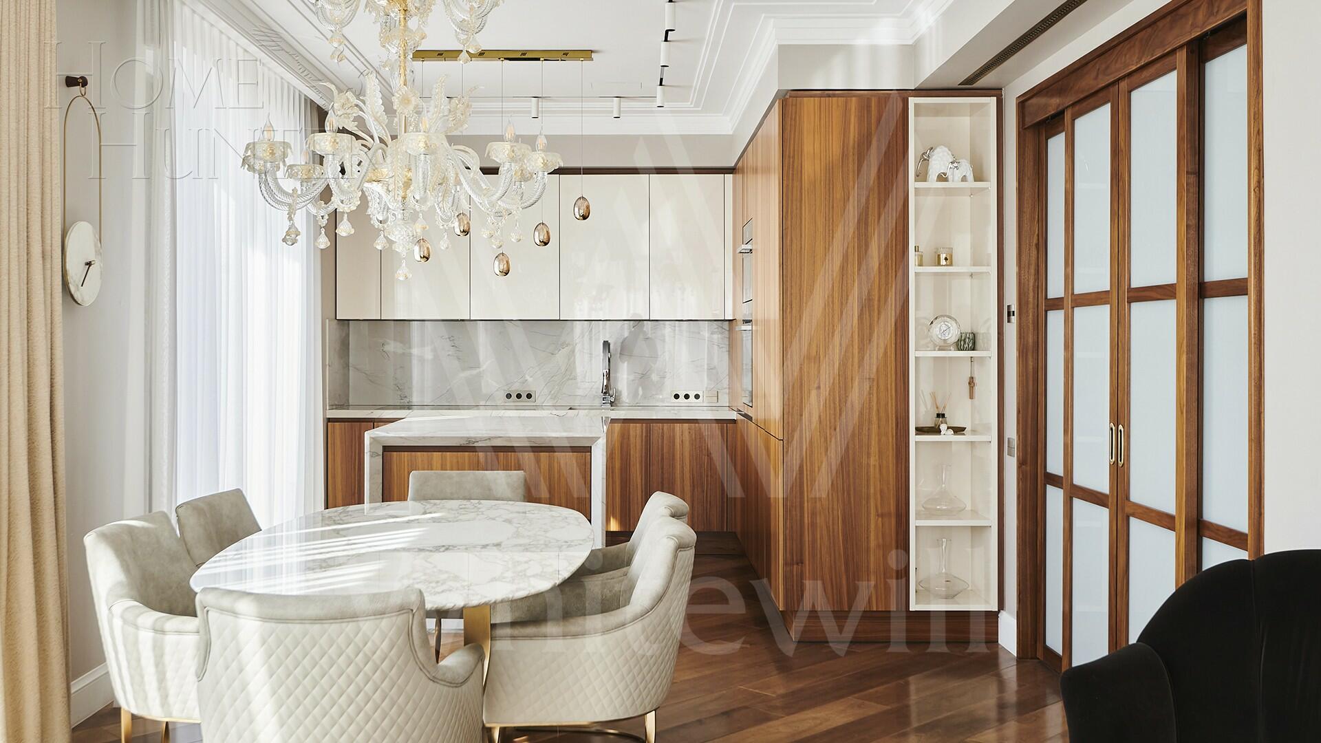 4-КОМН. АПАРТАМЕНТЫ С ОТДЕЛКОЙ 195 М² НА 13 ЭТАЖЕ