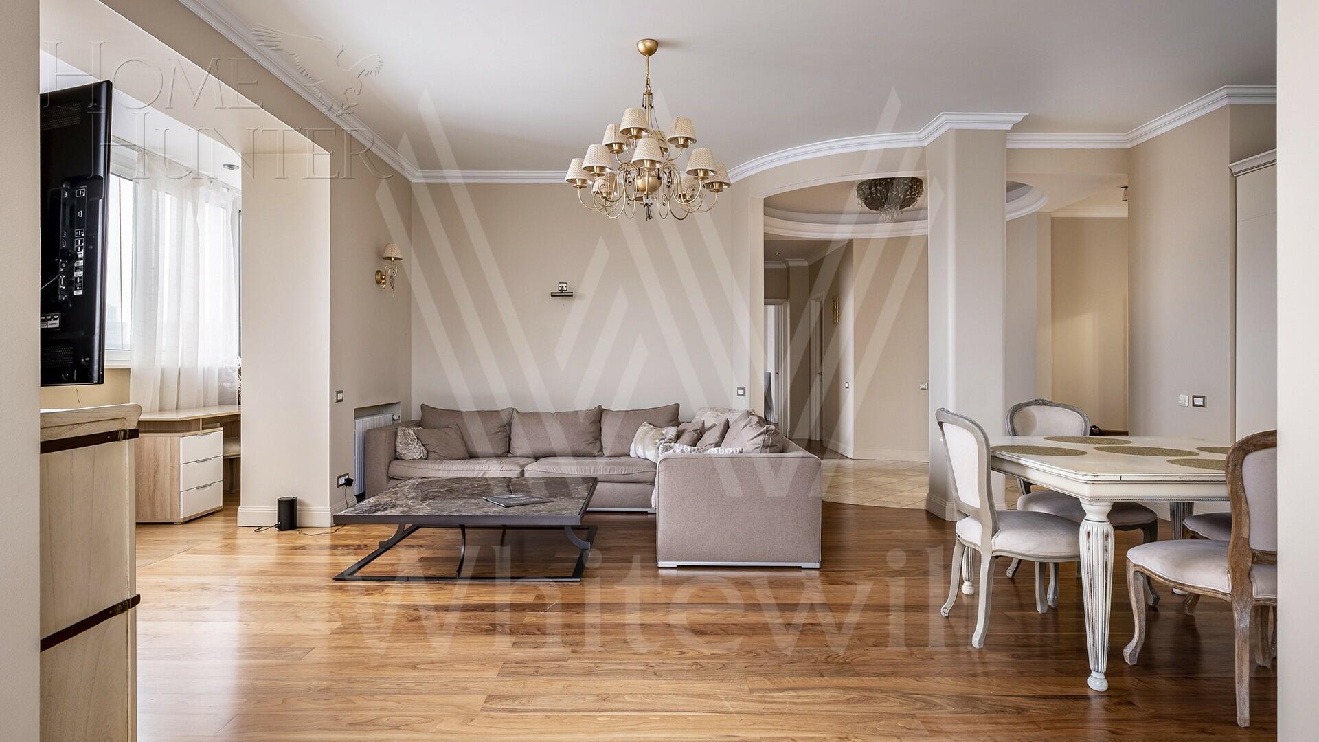 3-КОМН. КВАРТИРА С ОТДЕЛКОЙ 117.4 М² НА 19 ЭТАЖЕ