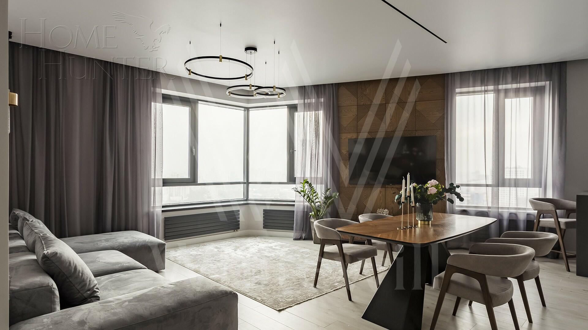 3-КОМН. КВАРТИРА С ОТДЕЛКОЙ 111 М² НА 29 ЭТАЖЕ