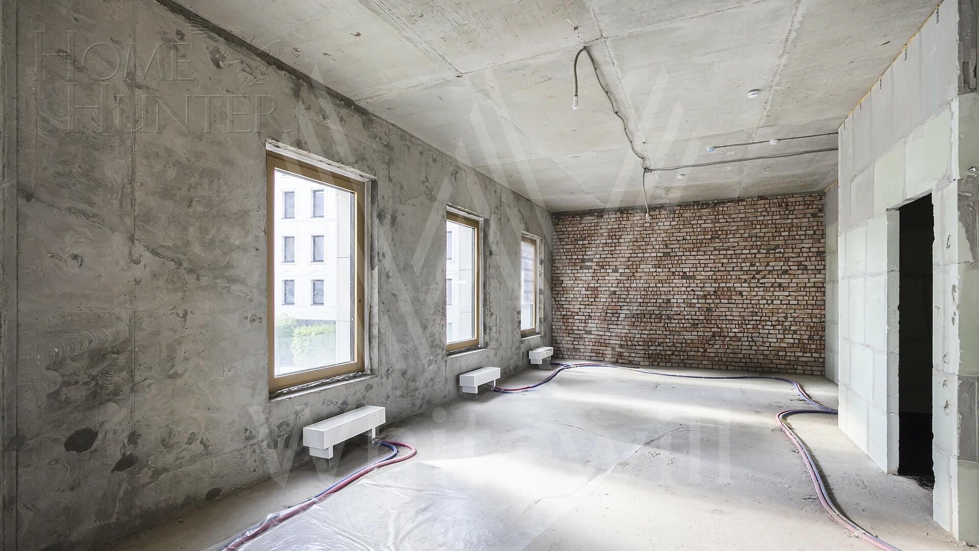 2-КОМН. АПАРТАМЕНТЫ БЕЗ ОТДЕЛКИ 61.5 М² НА 2 ЭТАЖЕ