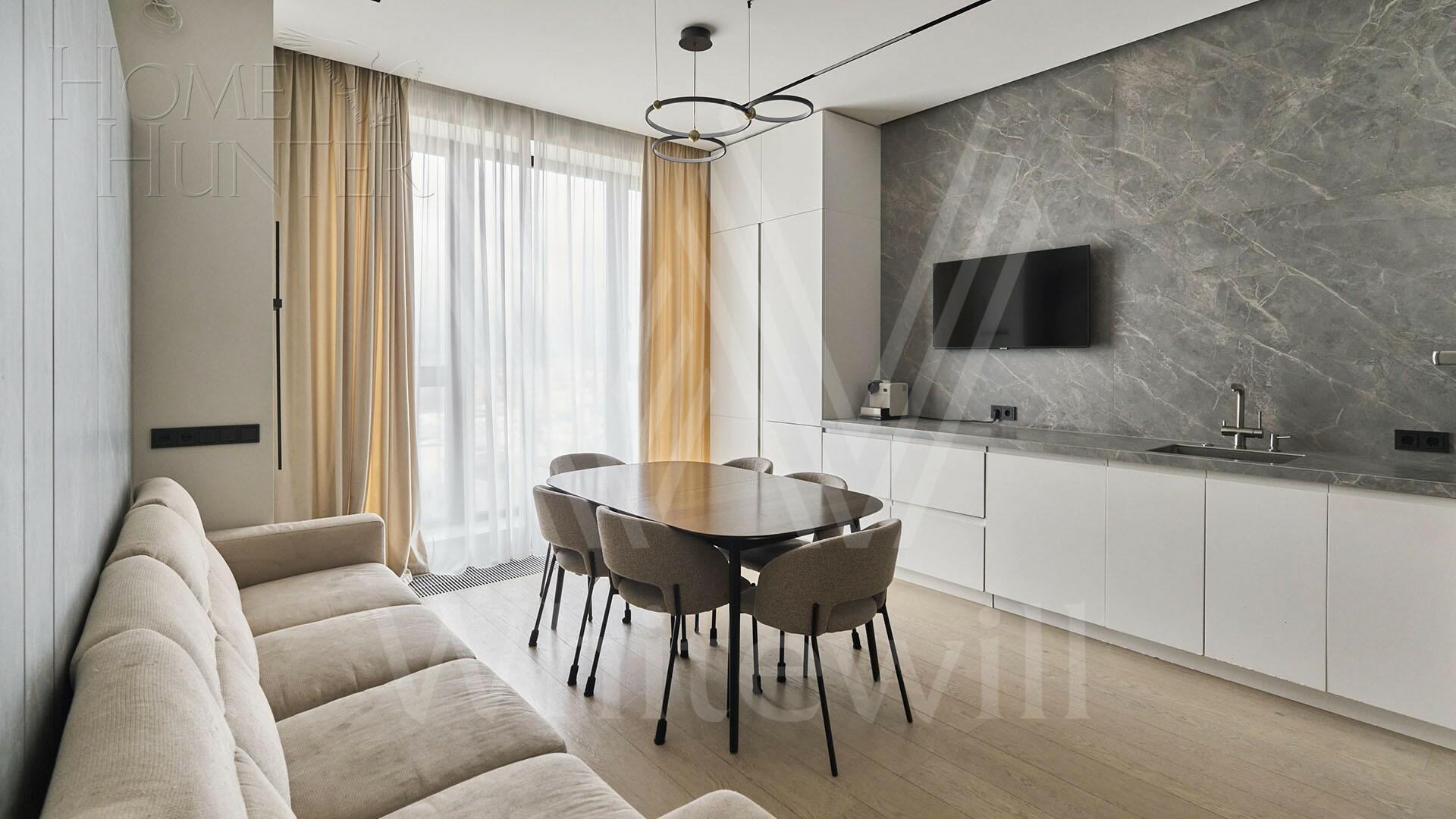 3-КОМН. КВАРТИРА С ОТДЕЛКОЙ 137 М² НА 15 ЭТАЖЕ