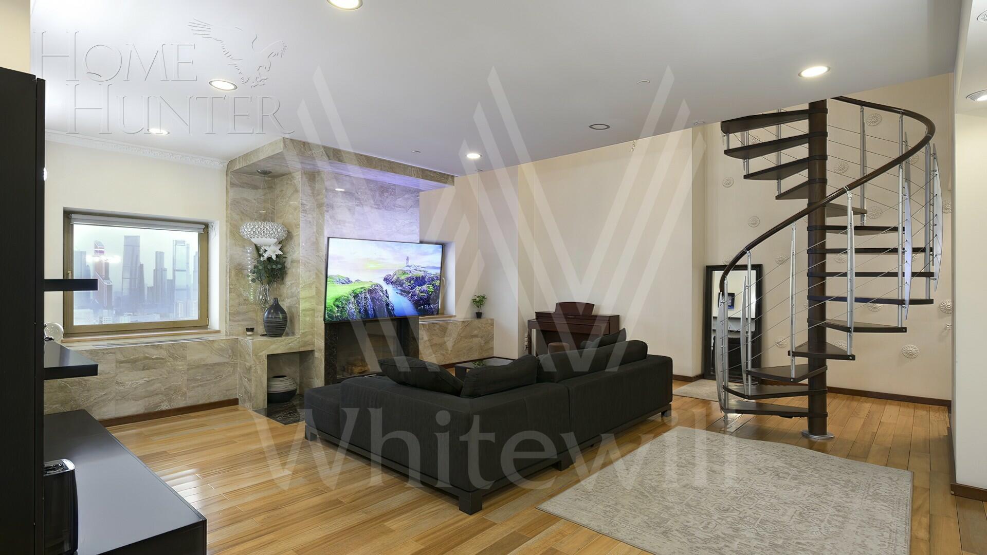 2-УРОВНЕВЫЙ ПЕНТХАУС С ОТДЕЛКОЙ 260 М² НА 38 ЭТАЖЕ