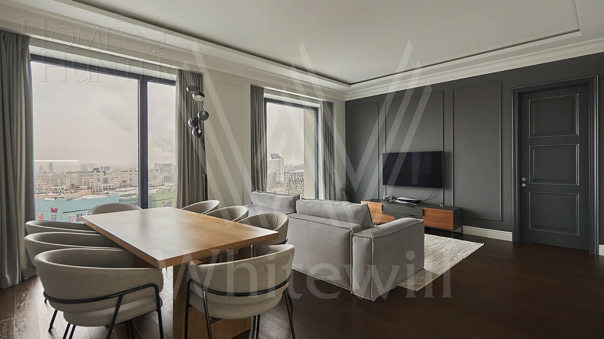 2-КОМН. КВАРТИРА С ОТДЕЛКОЙ 71.8 М² НА 24 ЭТАЖЕ