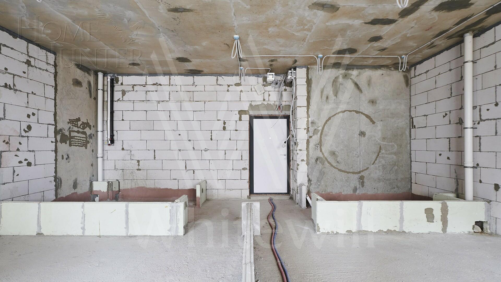 1-КОМН. КВАРТИРА БЕЗ ОТДЕЛКИ 57 М² НА 4 ЭТАЖЕ