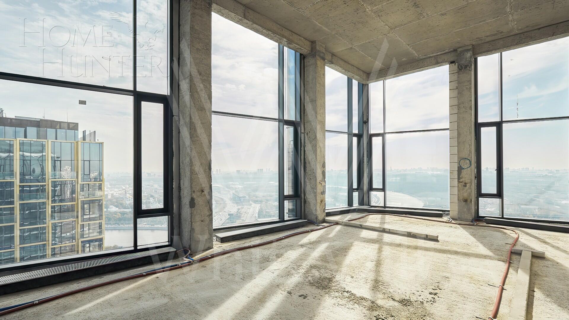 4-КОМН. КВАРТИРА БЕЗ ОТДЕЛКИ 165 М² НА 41 ЭТАЖЕ