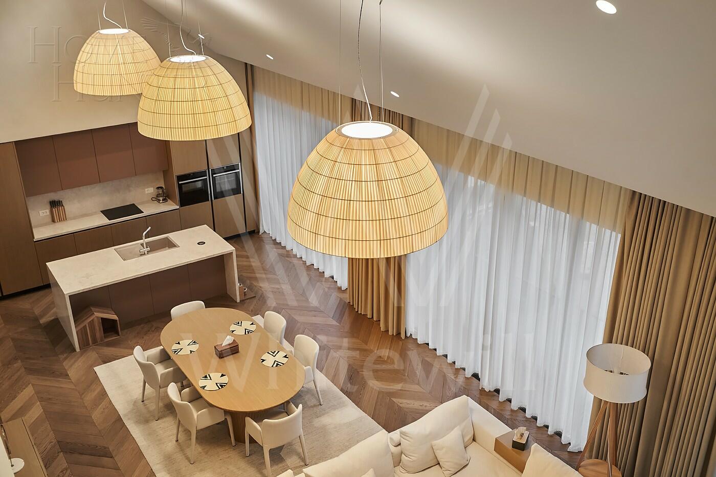 2-УРОВНЕВЫЙ ПЕНТХАУС С ОТДЕЛКОЙ 269.6 М² НА 5 ЭТАЖЕ