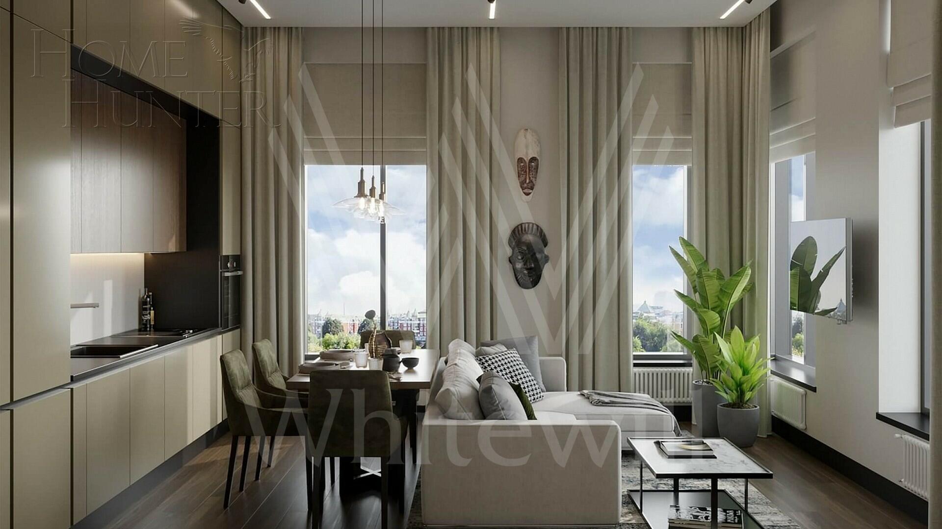 5-КОМН. КВАРТИРА БЕЗ ОТДЕЛКИ 127.22 М² НА 9 ЭТАЖЕ