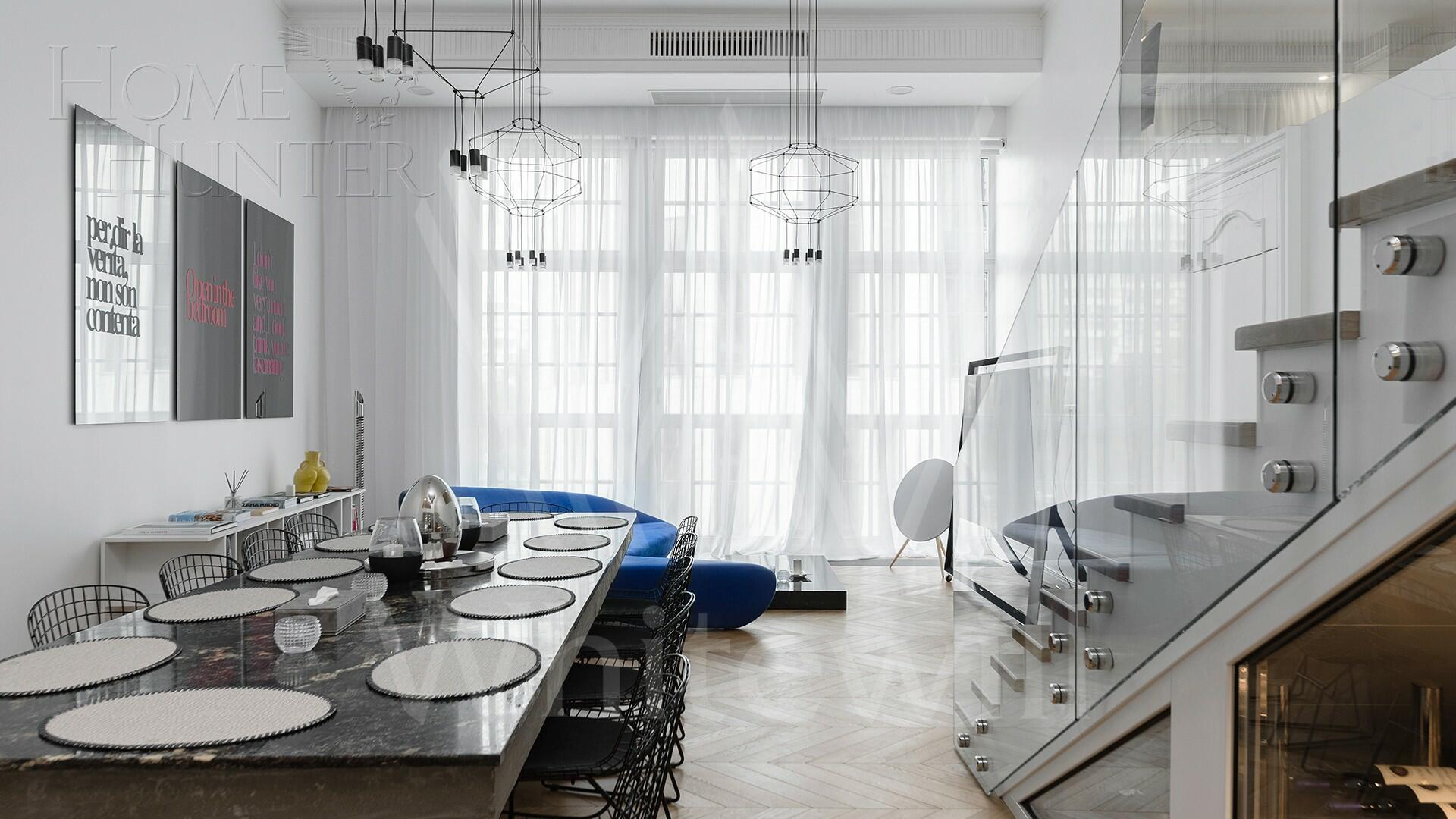 2-УРОВНЕВАЯ КВАРТИРА С ОТДЕЛКОЙ 380 М² НА 4 ЭТАЖЕ