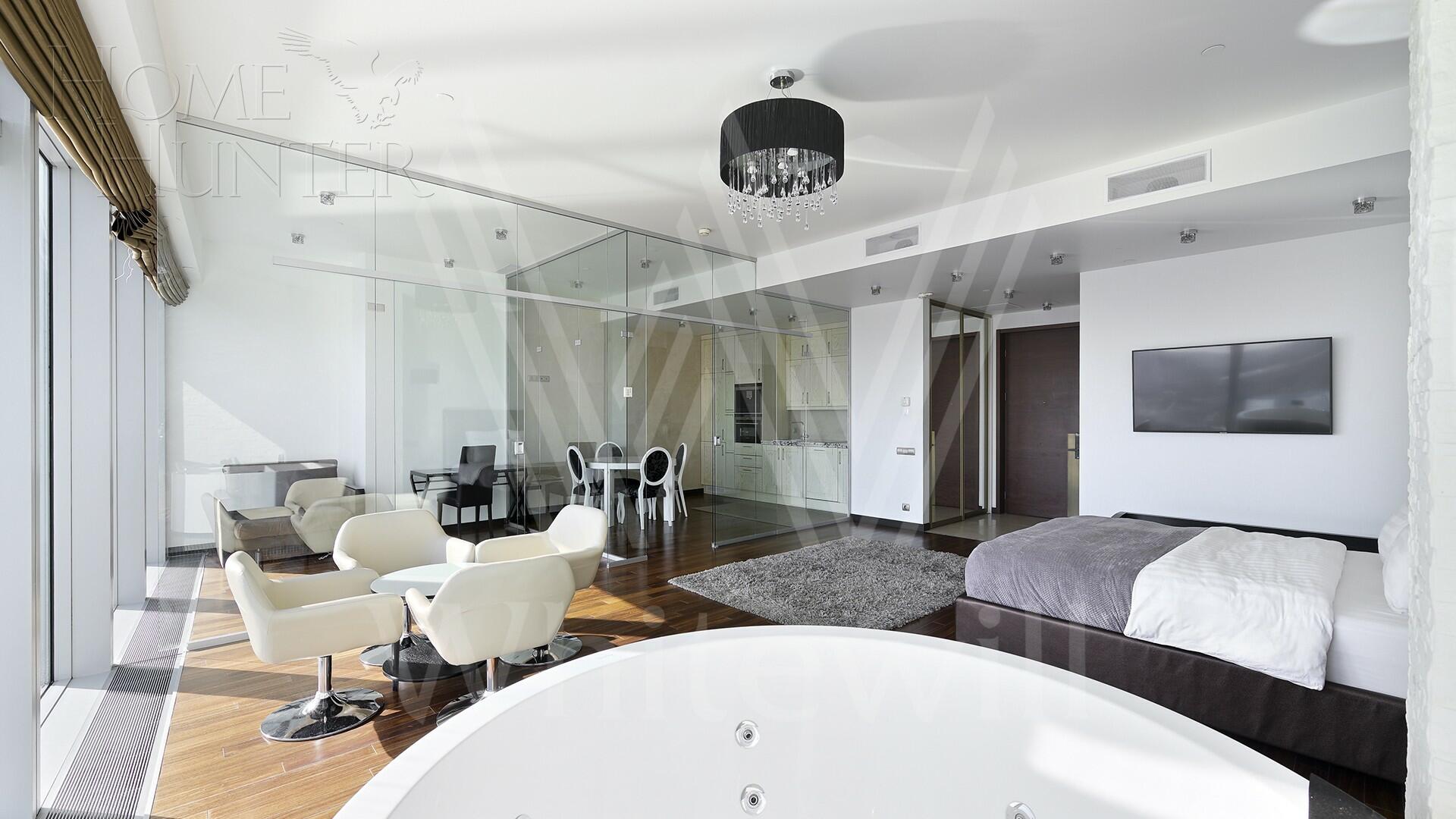 2-КОМН. АПАРТАМЕНТЫ С ОТДЕЛКОЙ 110 М² НА 48 ЭТАЖЕ