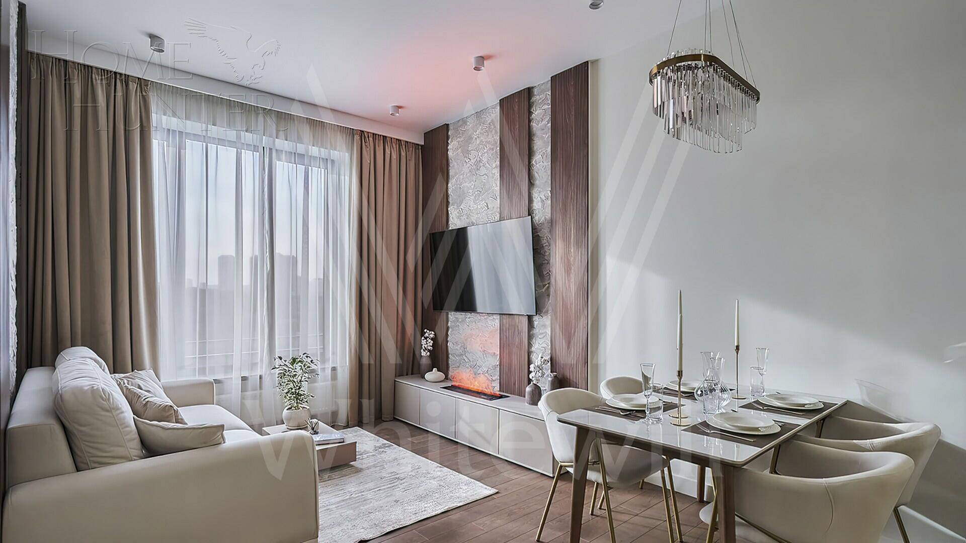 2-КОМН. КВАРТИРА С ОТДЕЛКОЙ 67 М² НА 9 ЭТАЖЕ