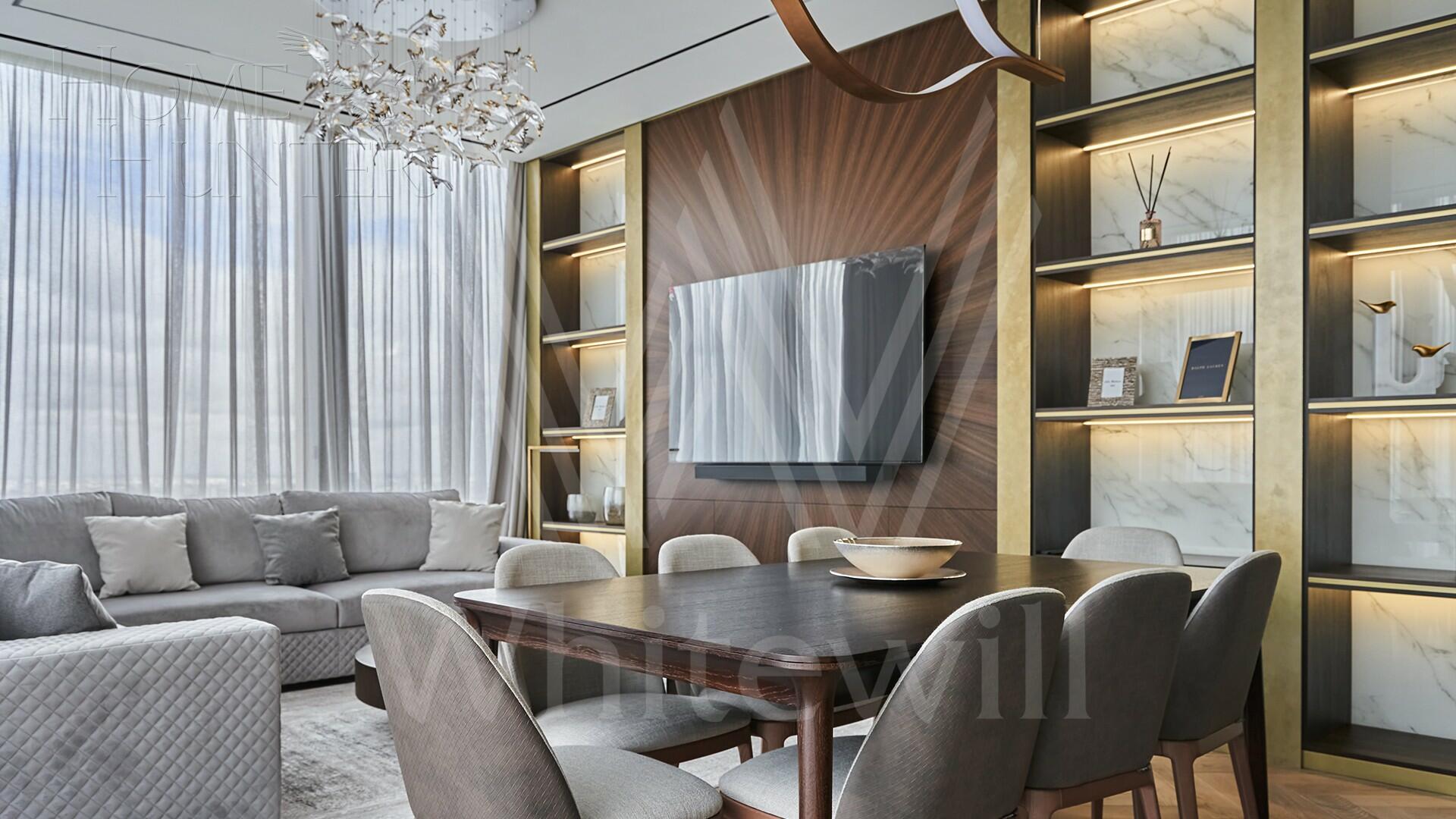 3-КОМН. АПАРТАМЕНТЫ С ОТДЕЛКОЙ 113 М² НА 69 ЭТАЖЕ