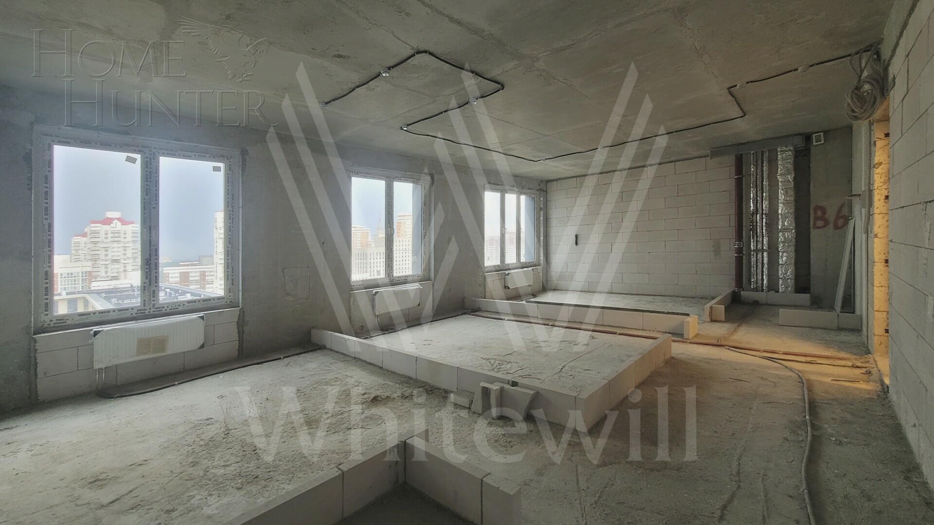 3-КОМН. КВАРТИРА БЕЗ ОТДЕЛКИ 62.9 М² НА 15 ЭТАЖЕ