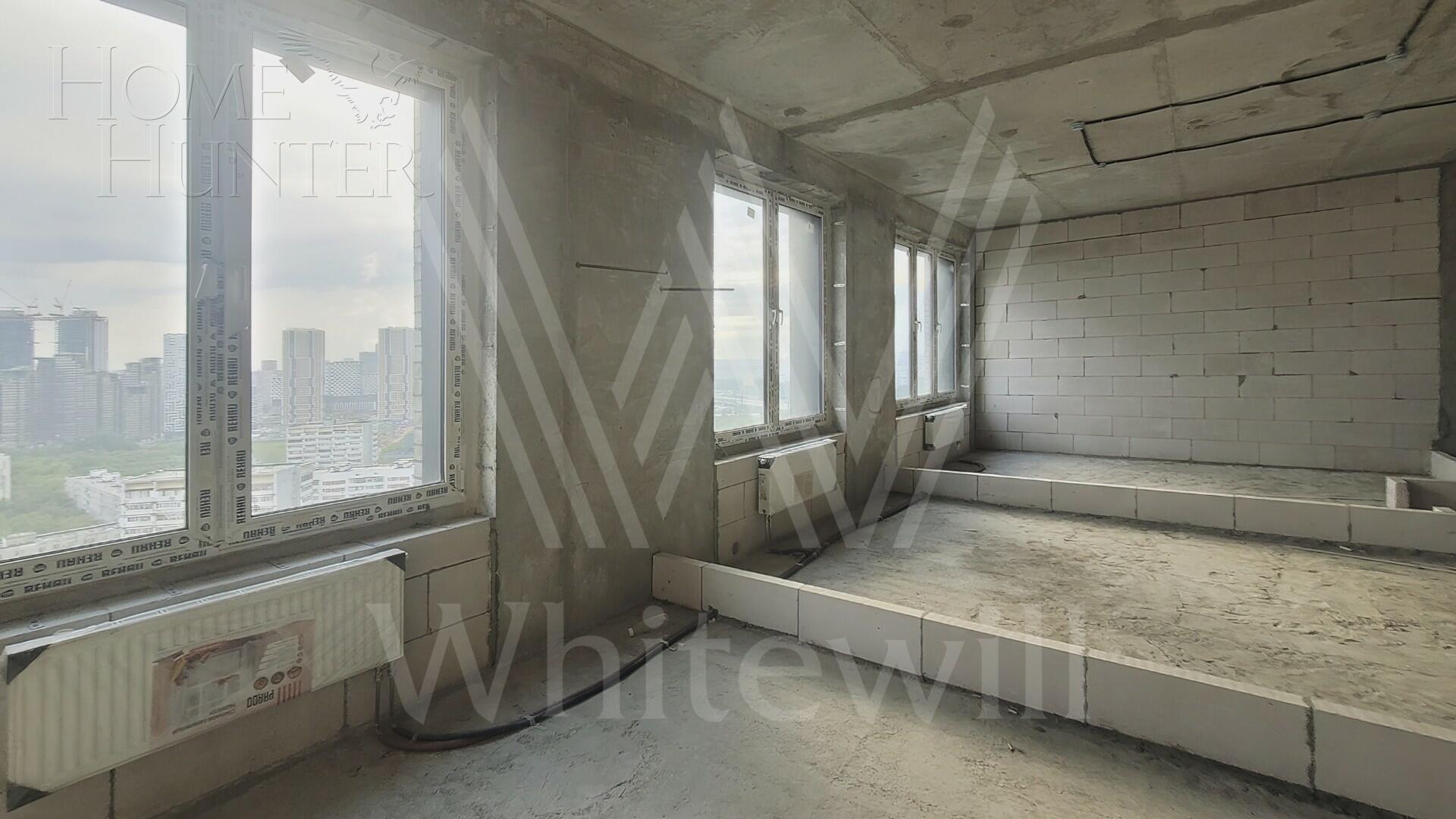 3-КОМН. КВАРТИРА БЕЗ ОТДЕЛКИ 64 М² НА 20 ЭТАЖЕ