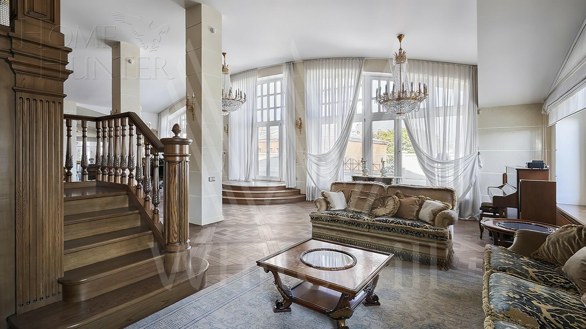 2-УРОВНЕВЫЙ ПЕНТХАУС С ОТДЕЛКОЙ 584 М² НА 5 ЭТАЖЕ