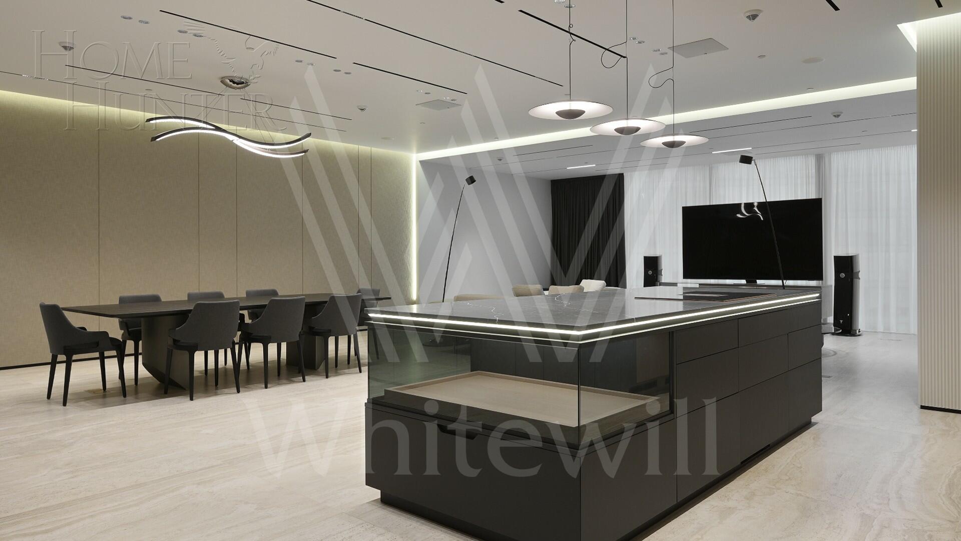 3-КОМН. АПАРТАМЕНТЫ С ОТДЕЛКОЙ 209.6 М² НА 47 ЭТАЖЕ