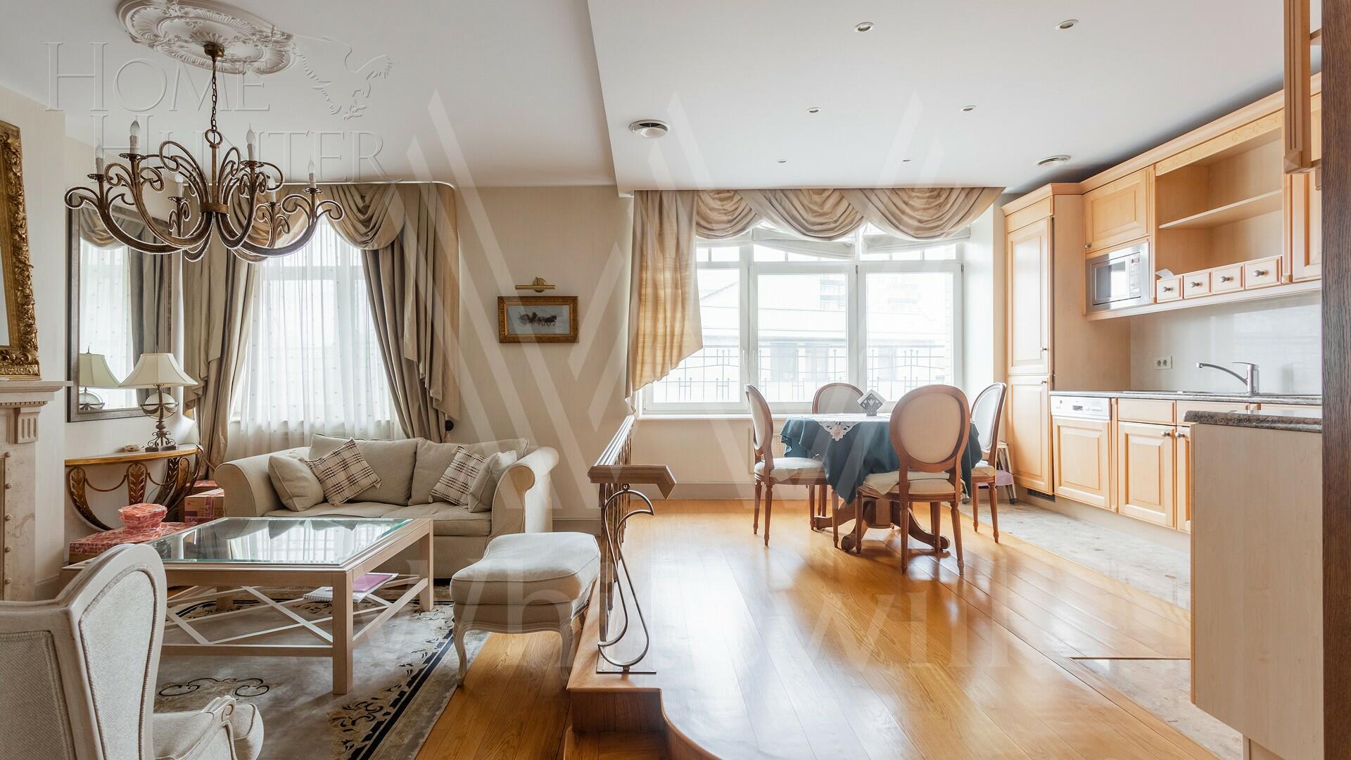 2-УРОВНЕВЫЙ ПЕНТХАУС С ОТДЕЛКОЙ 100 М² НА 6 ЭТАЖЕ