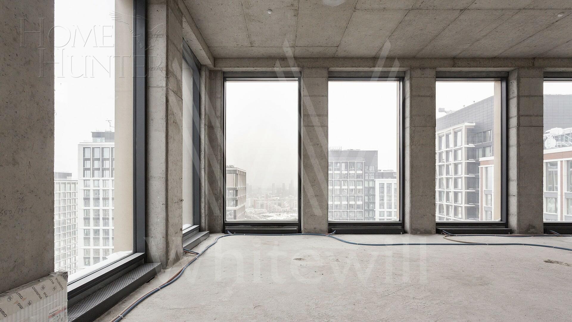 5-КОМН. ПЕНТХАУС БЕЗ ОТДЕЛКИ 187.2 М² НА 37 ЭТАЖЕ