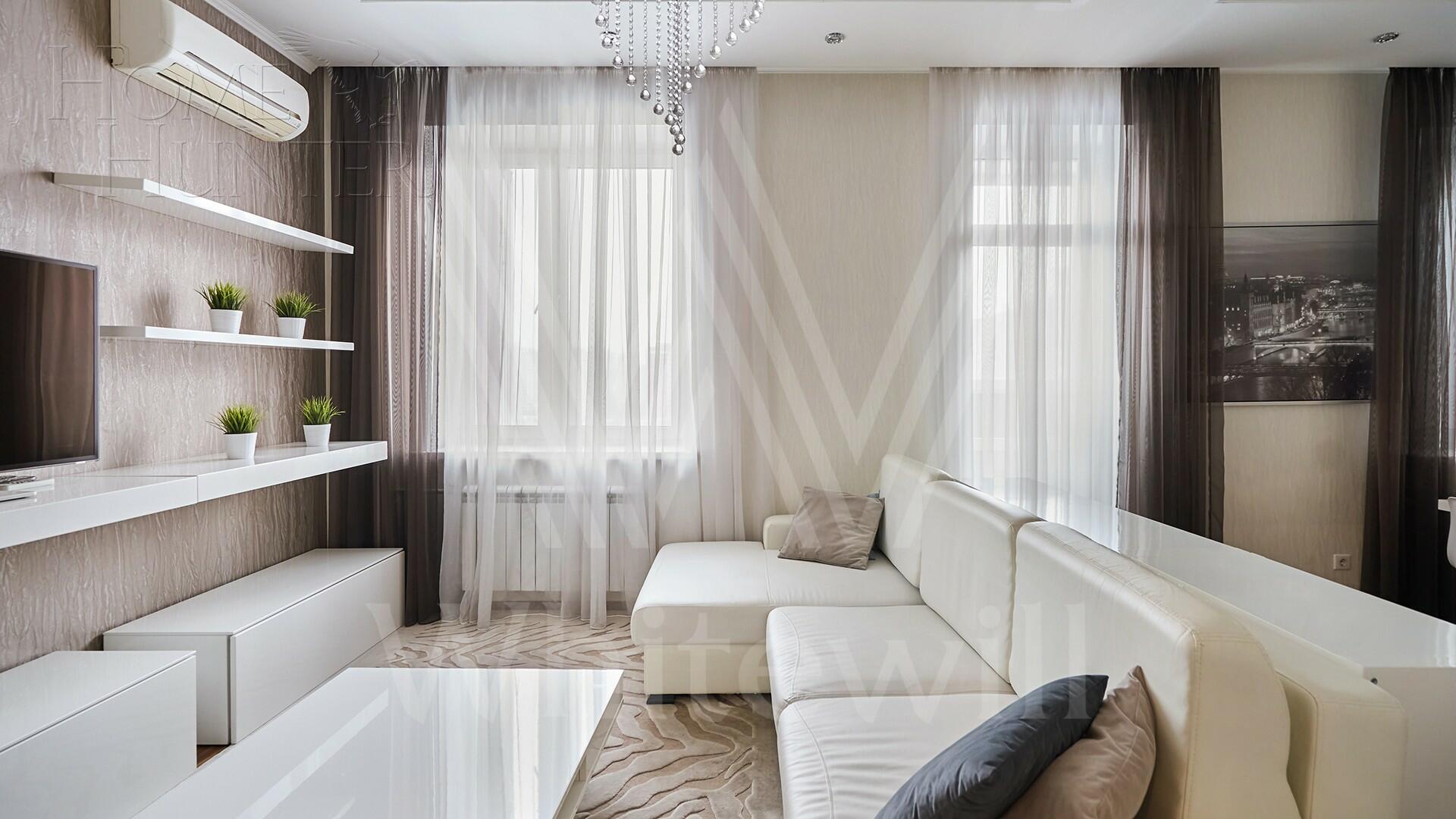 2-КОМН. КВАРТИРА С ОТДЕЛКОЙ 56 М² НА 15 ЭТАЖЕ