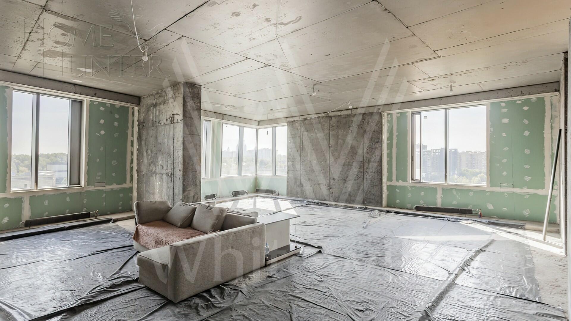 4-КОМН. КВАРТИРА БЕЗ ОТДЕЛКИ 231 М² НА 8 ЭТАЖЕ