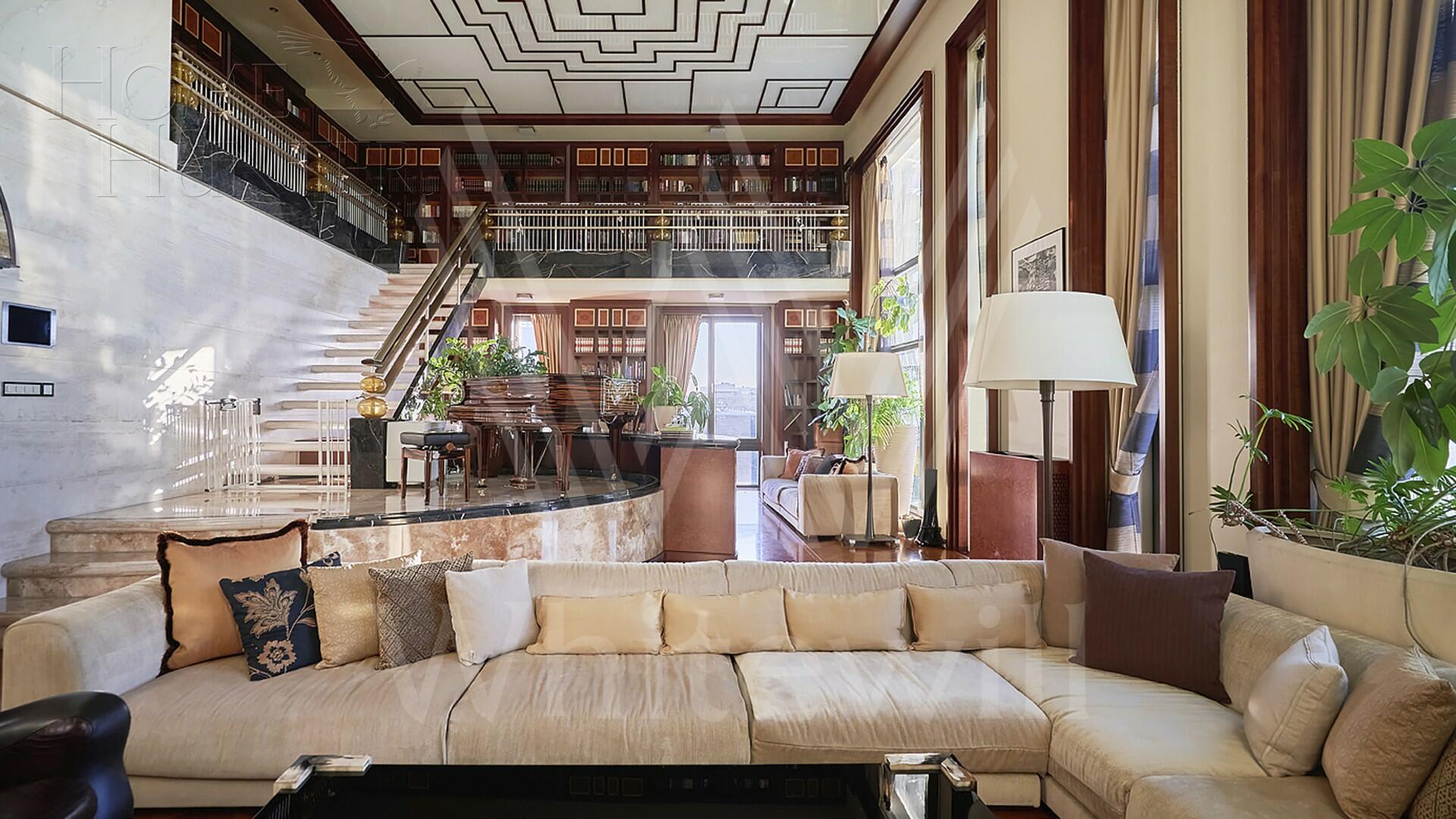 2-УРОВНЕВЫЙ ПЕНТХАУС С ОТДЕЛКОЙ 530 М² НА 6 ЭТАЖЕ