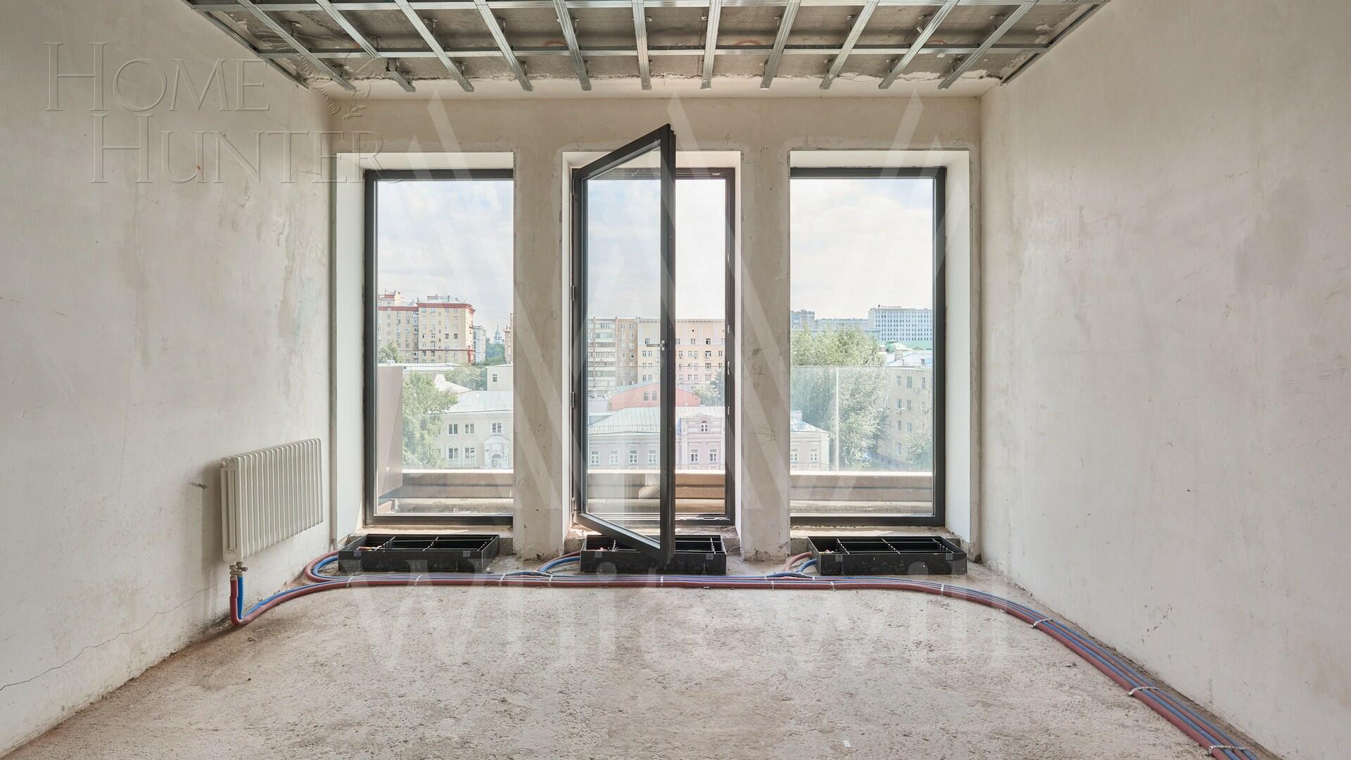 6-КОМН. АПАРТАМЕНТЫ БЕЗ ОТДЕЛКИ 261.4 М² НА 5 ЭТАЖЕ