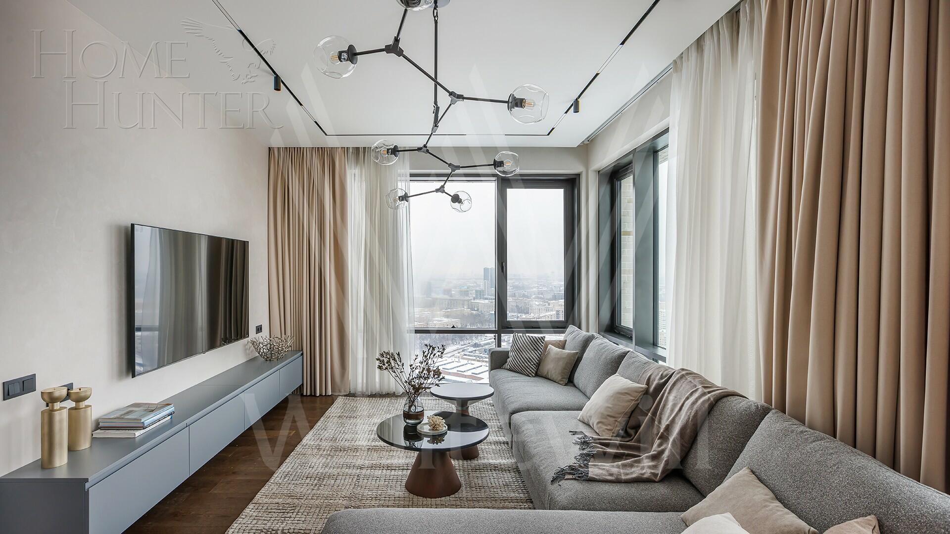 4-КОМН. КВАРТИРА С ОТДЕЛКОЙ 141.2 М² НА 39 ЭТАЖЕ