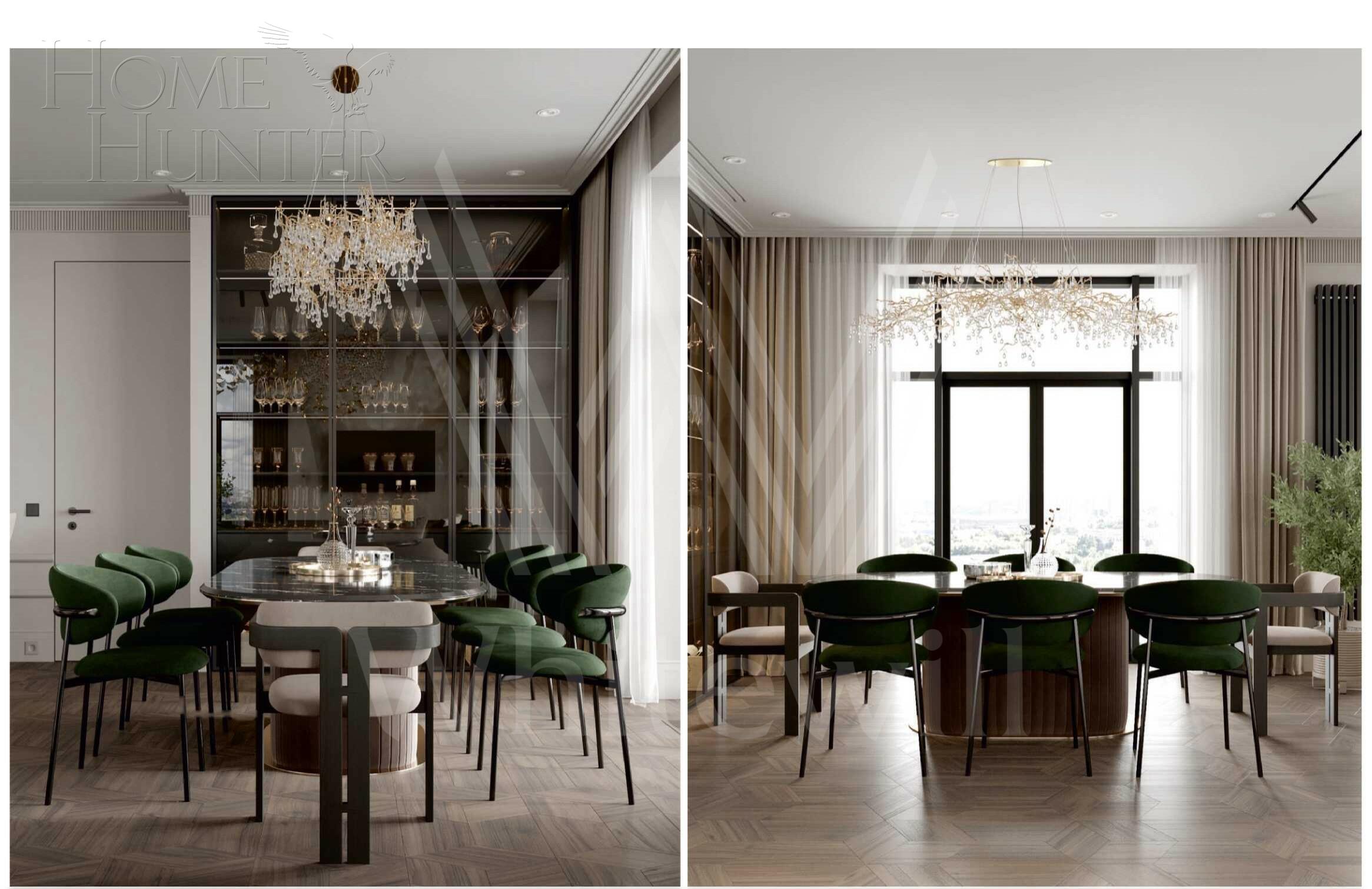 4-КОМН. КВАРТИРА БЕЗ ОТДЕЛКИ 300 М² НА 24 ЭТАЖЕ