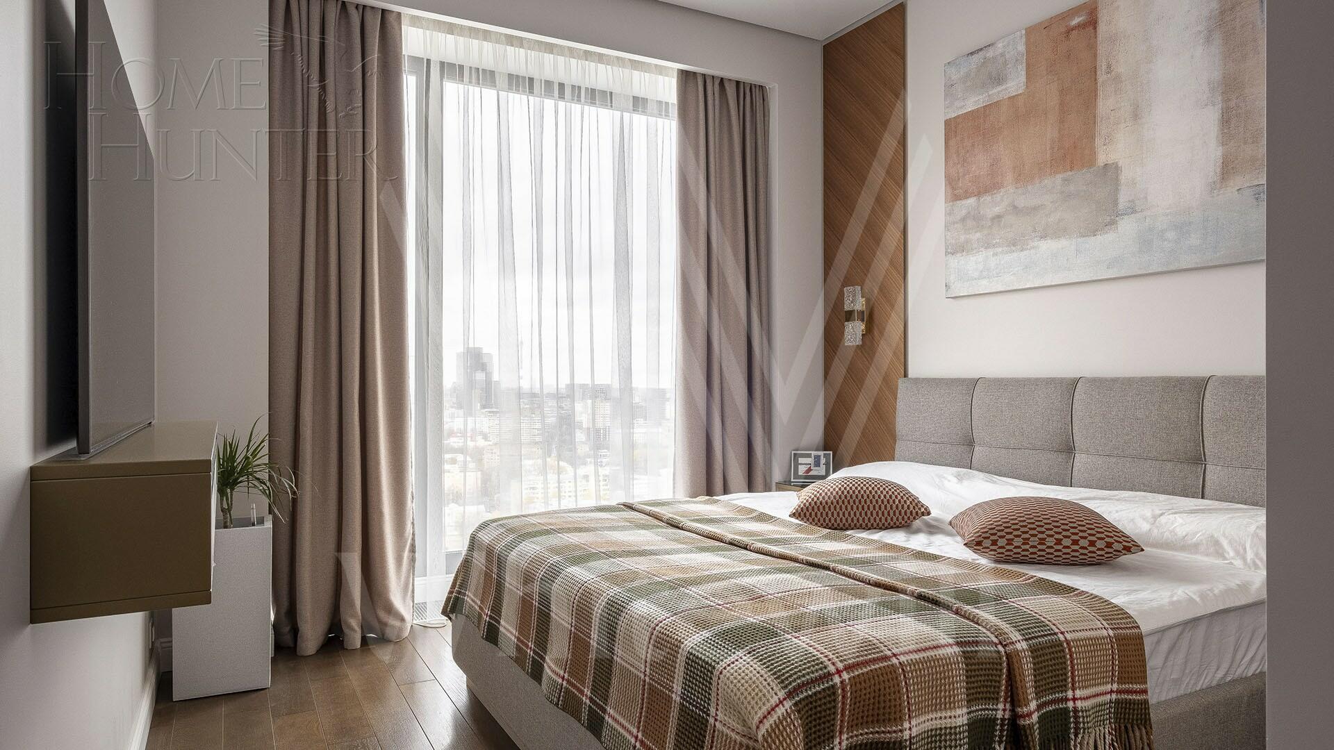 2-КОМН. КВАРТИРА С ОТДЕЛКОЙ 72.8 М² НА 28 ЭТАЖЕ