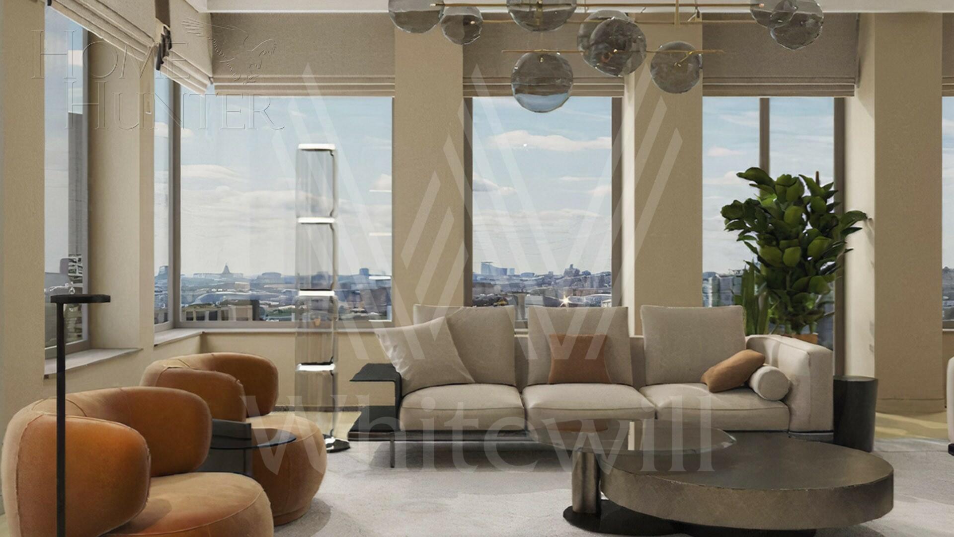 4-КОМН. КВАРТИРА С ОТДЕЛКОЙ 273 М² НА 18 ЭТАЖЕ