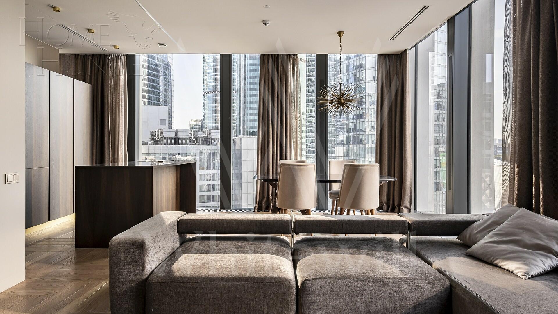 2-КОМН. АПАРТАМЕНТЫ С ОТДЕЛКОЙ 92 М² НА 9 ЭТАЖЕ