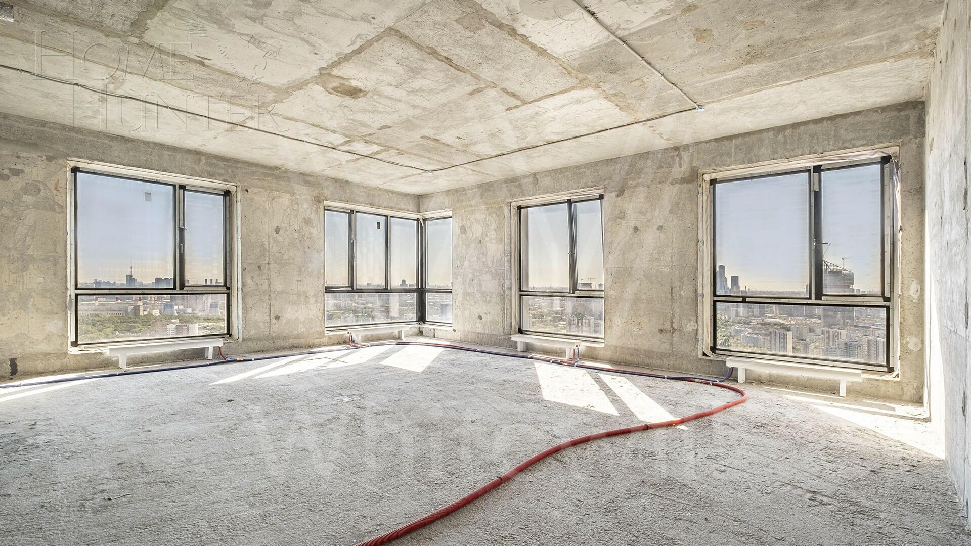 4-КОМН. КВАРТИРА БЕЗ ОТДЕЛКИ 121.9 М² НА 40 ЭТАЖЕ