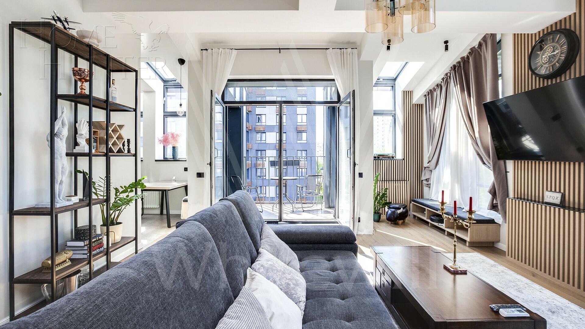 2-УРОВНЕВЫЕ АПАРТАМЕНТЫ С ОТДЕЛКОЙ 80 М² НА 4 ЭТАЖЕ