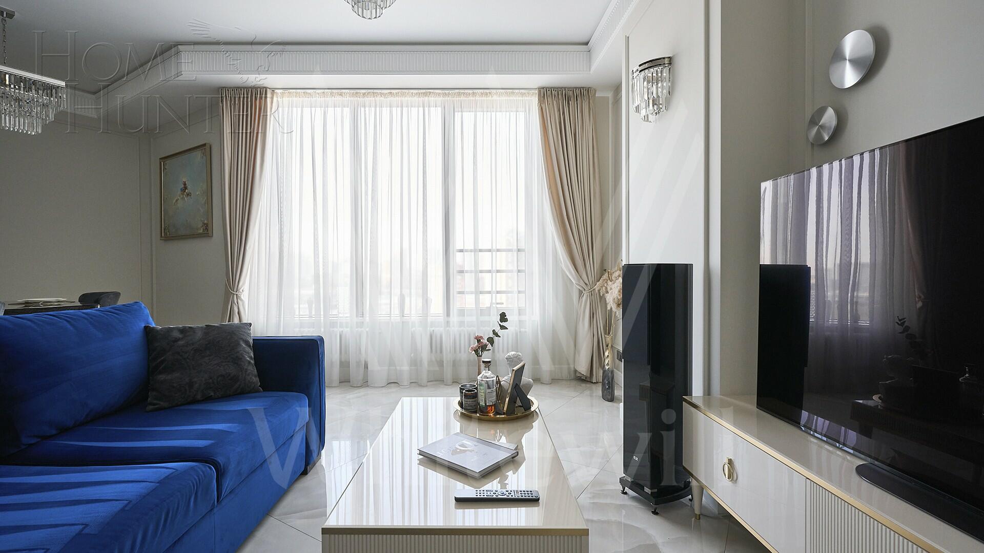 3-КОМН. АПАРТАМЕНТЫ С ОТДЕЛКОЙ 118 М² НА 9 ЭТАЖЕ